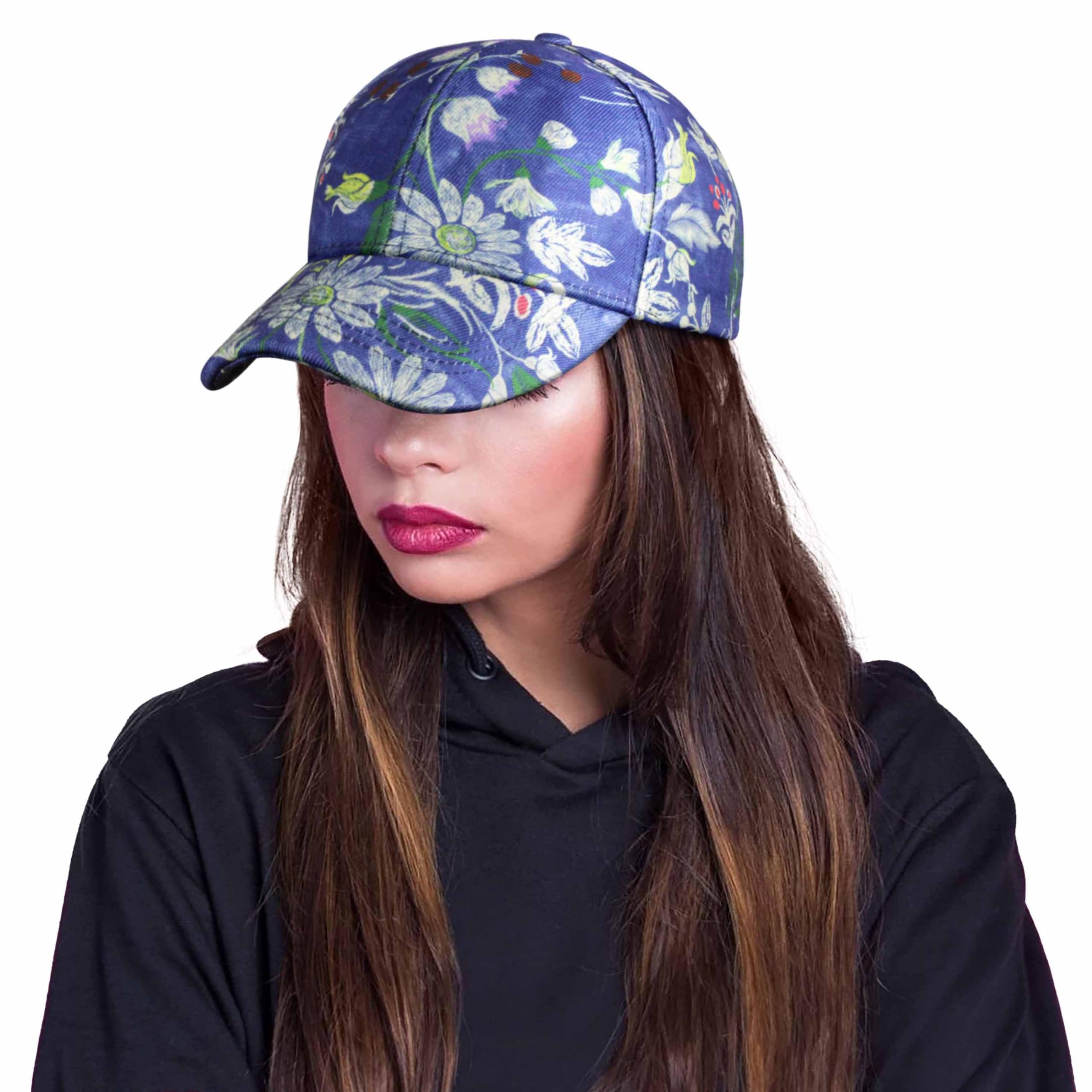 Stylish Sun Protection Baseball Caps for Girls and Womens, Summer caps, Sports caps for Girls with Adustable Strap