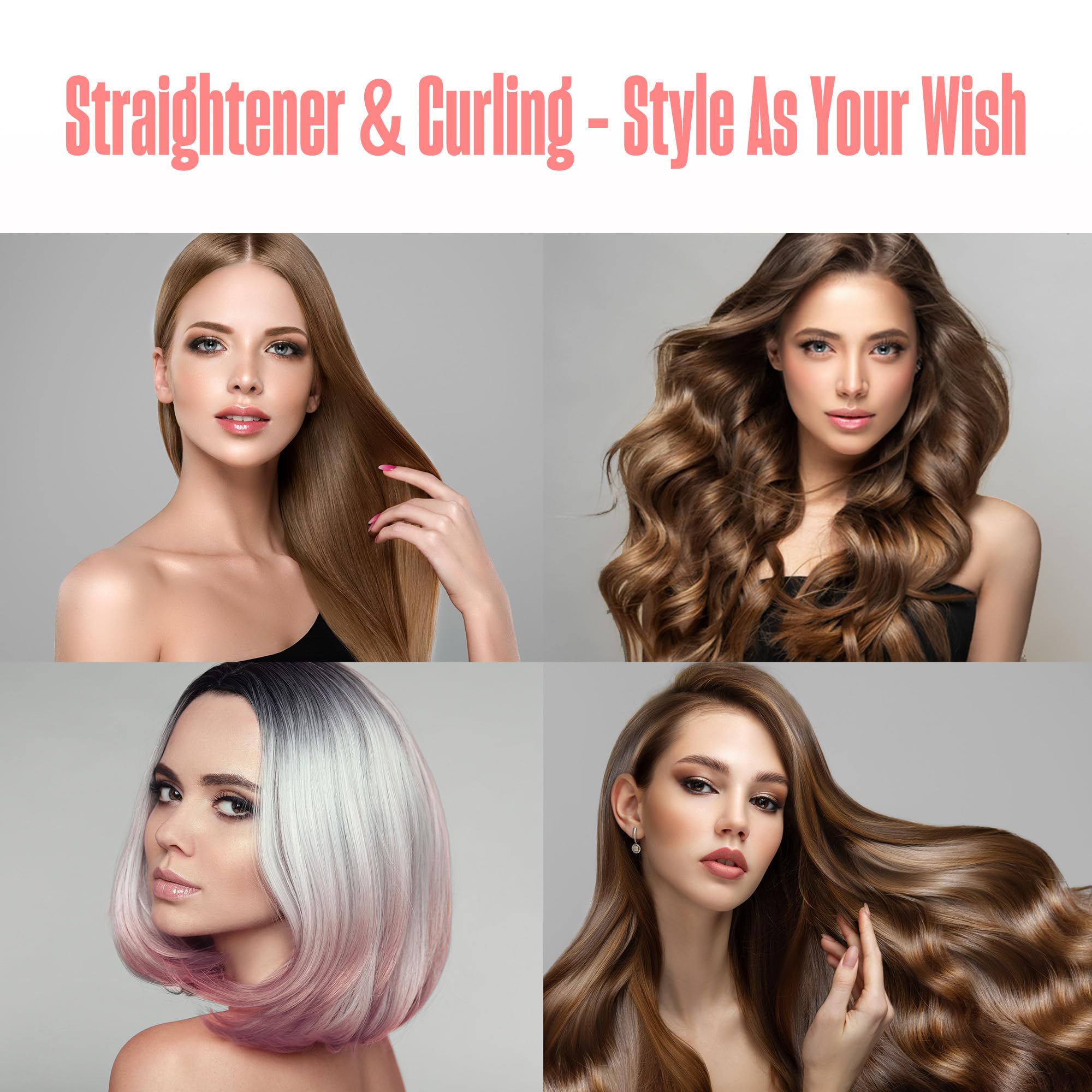 BeKind Flex 2-in-1 Hair Straightener and Curler