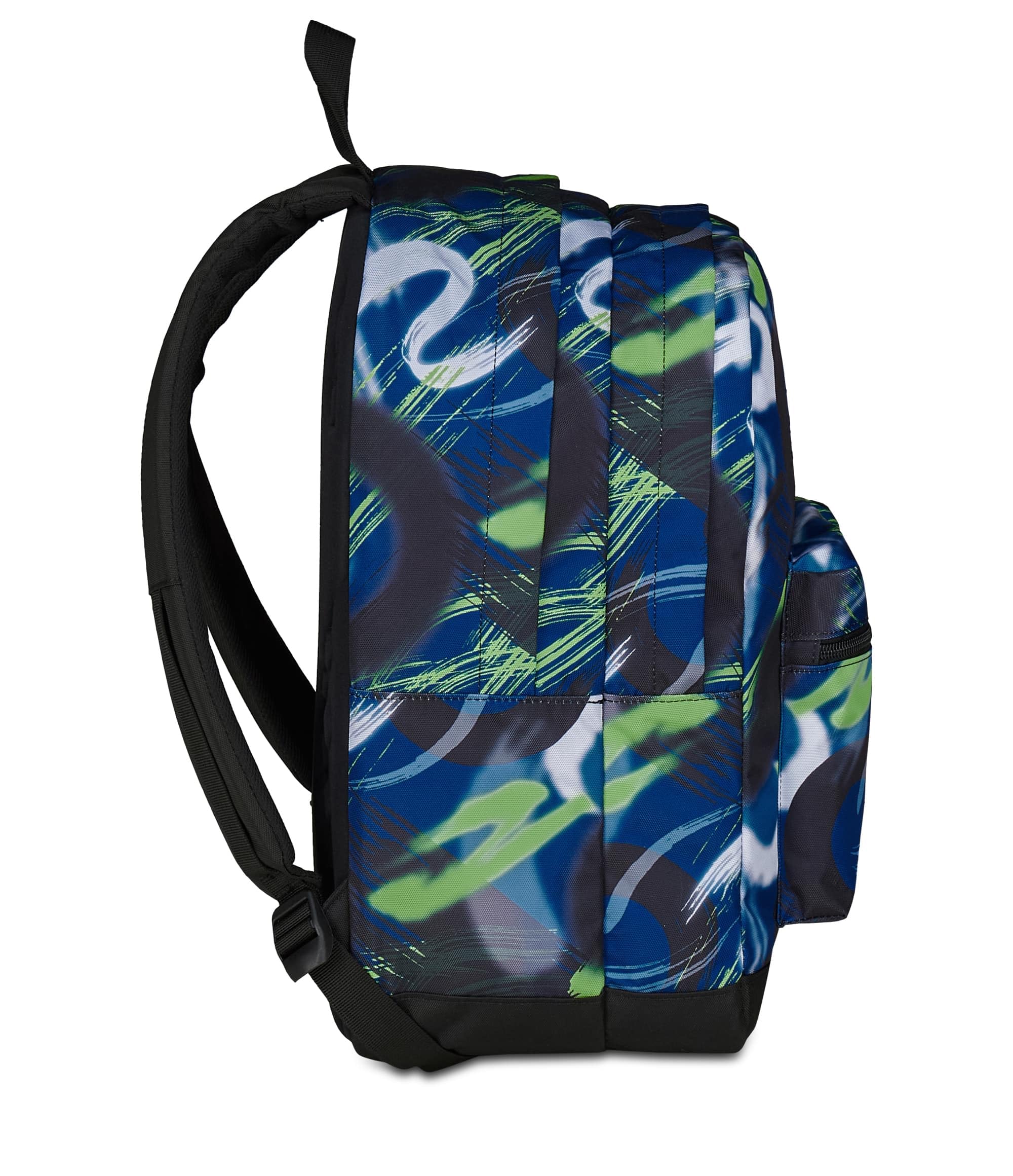 Seven Zaino Scuola Pro XXL con Cuffie Wireless, Blu, Tasca Interna Porta PC, 32 L, Scuola Media e Superiore, Zaino Ragazzo