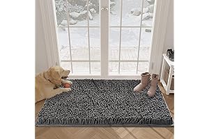 Soft Chenille Super Absorbent Indoor Doormat: 36'x24' Mud and Moisture Trapper