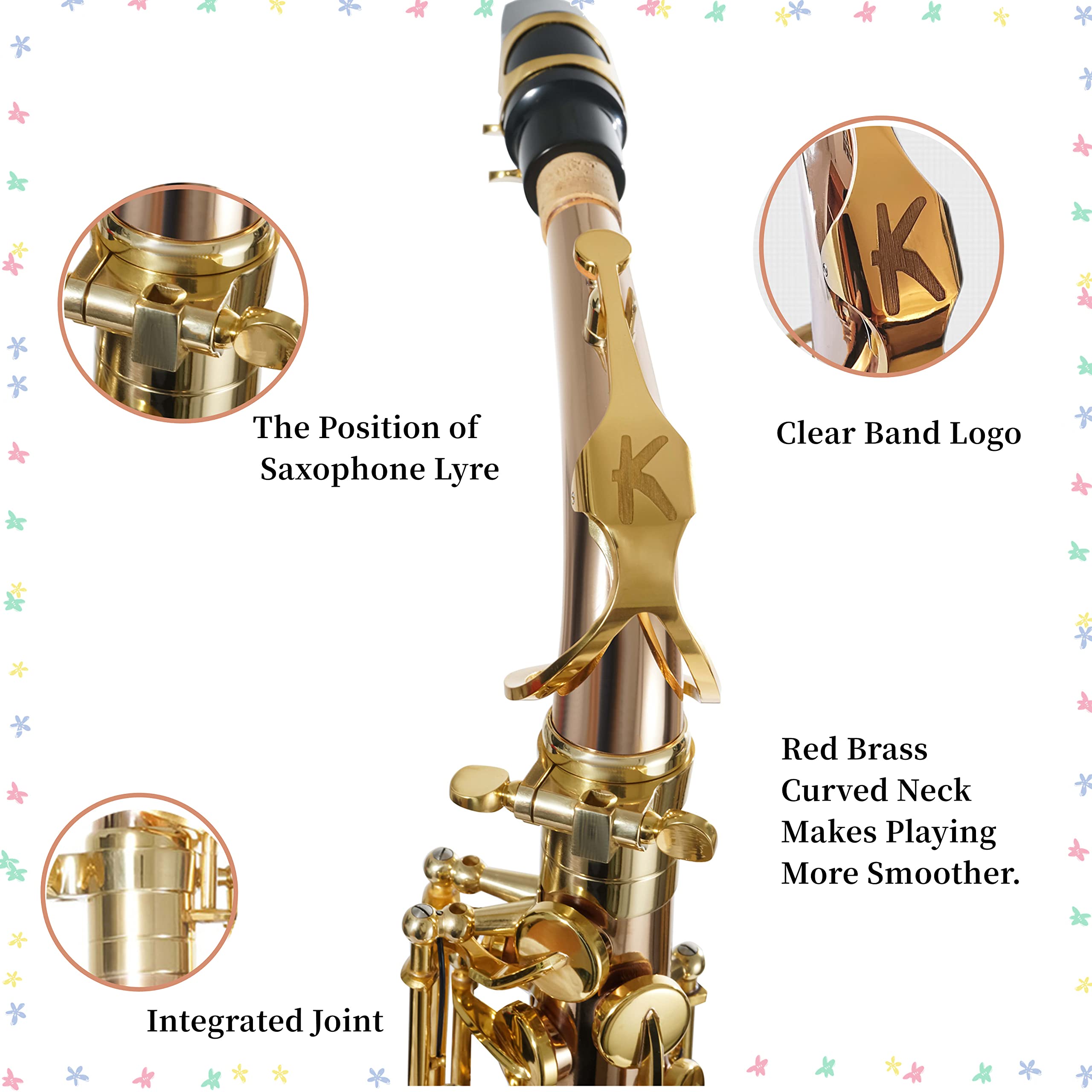 Amazon | KAYATA Superior Alto Saxophone クリアラッカー仕上げ E