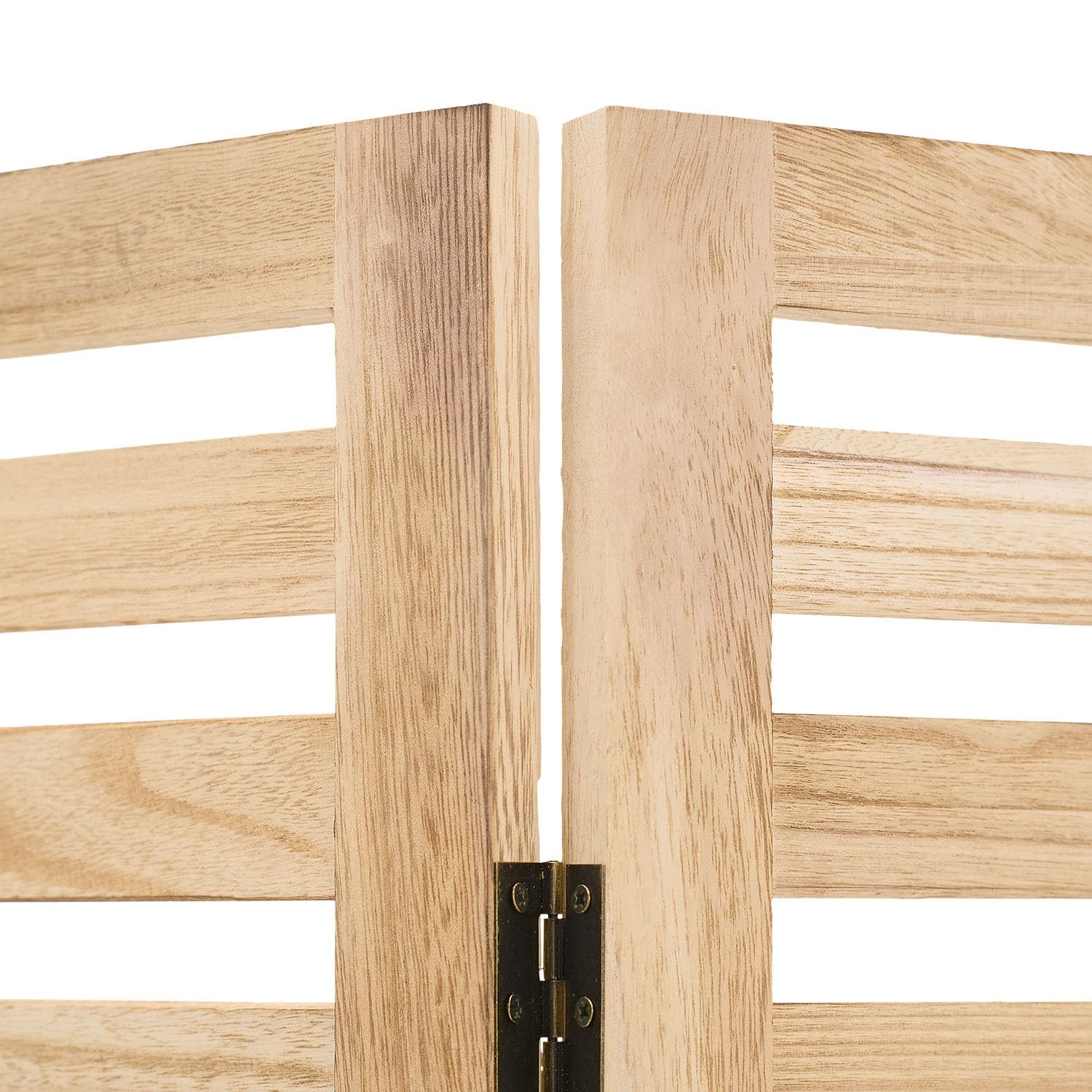 Homestyle4u 3-Delig Houten Paravent Marokkaans Bruin 120x170 Cm - Scheidingswand Inkijkbescherming