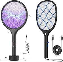 YISSVIC Electric Fly Swatter 2 Pack 1500MAH 500MAH
