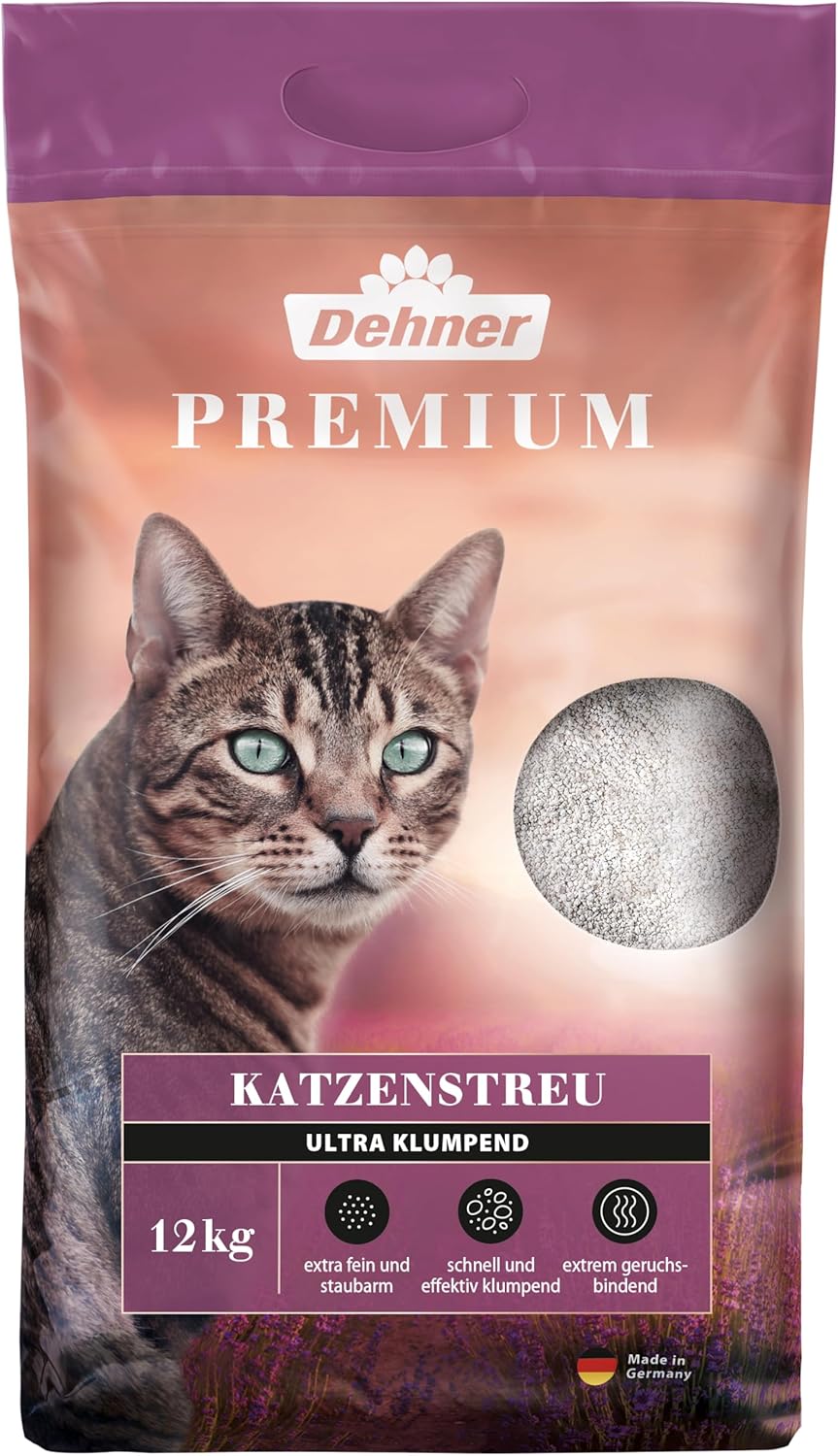 Dehner Premium Cat Litter Ultra Clumping 12 kg