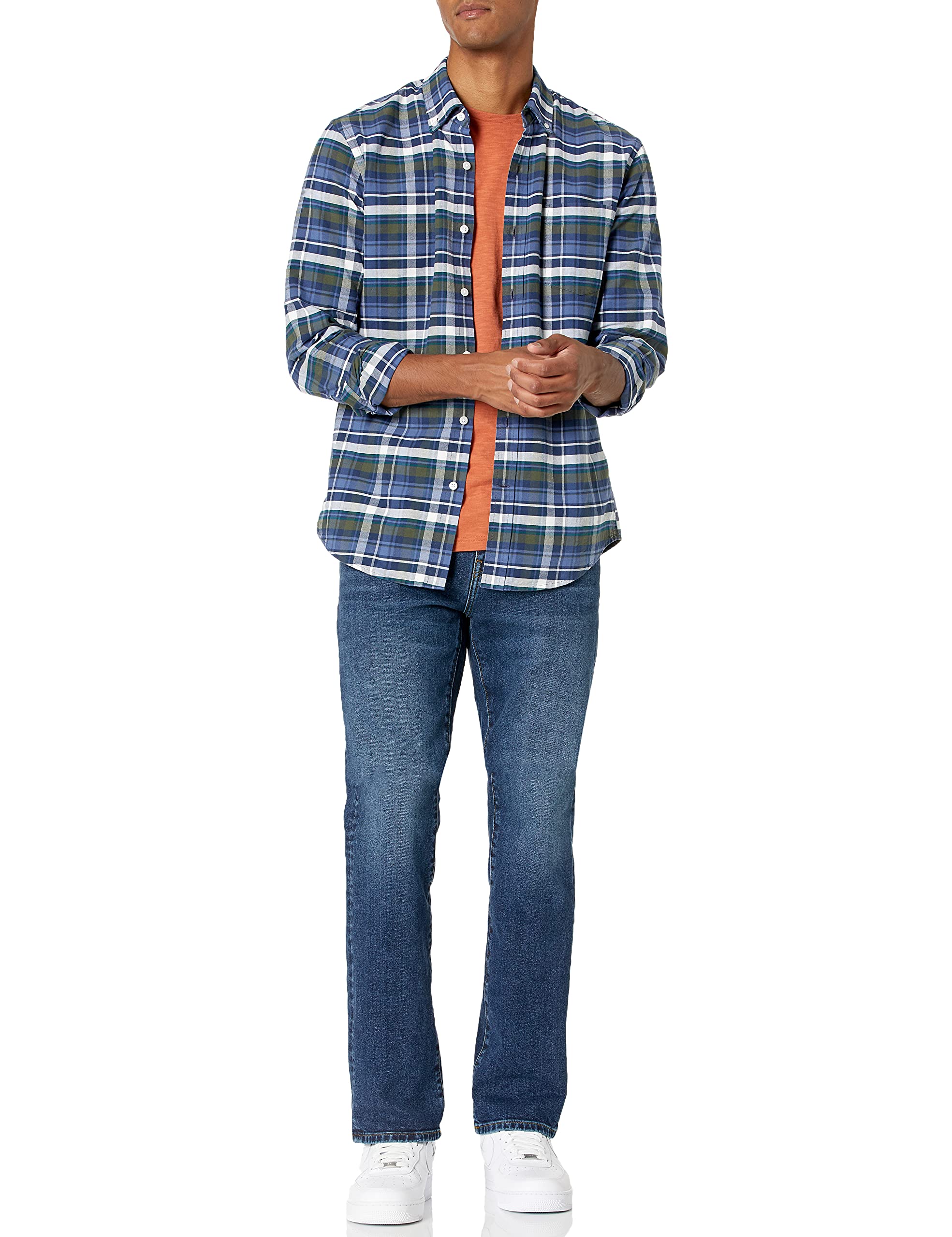 Amazon Essentials Jeans Slim Fit Elasticizzati, Bootcut - colori fuori produzione Uomo