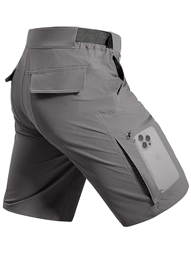FREE SOLDIER Men's Cargo Hiking Shorts with Belt