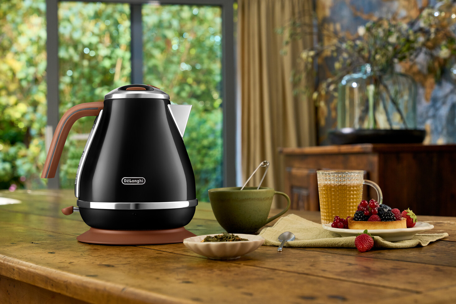 Amazon | デロンギ 電気ケトル アイコナ・ヴィンテージ ステンレス 1.0