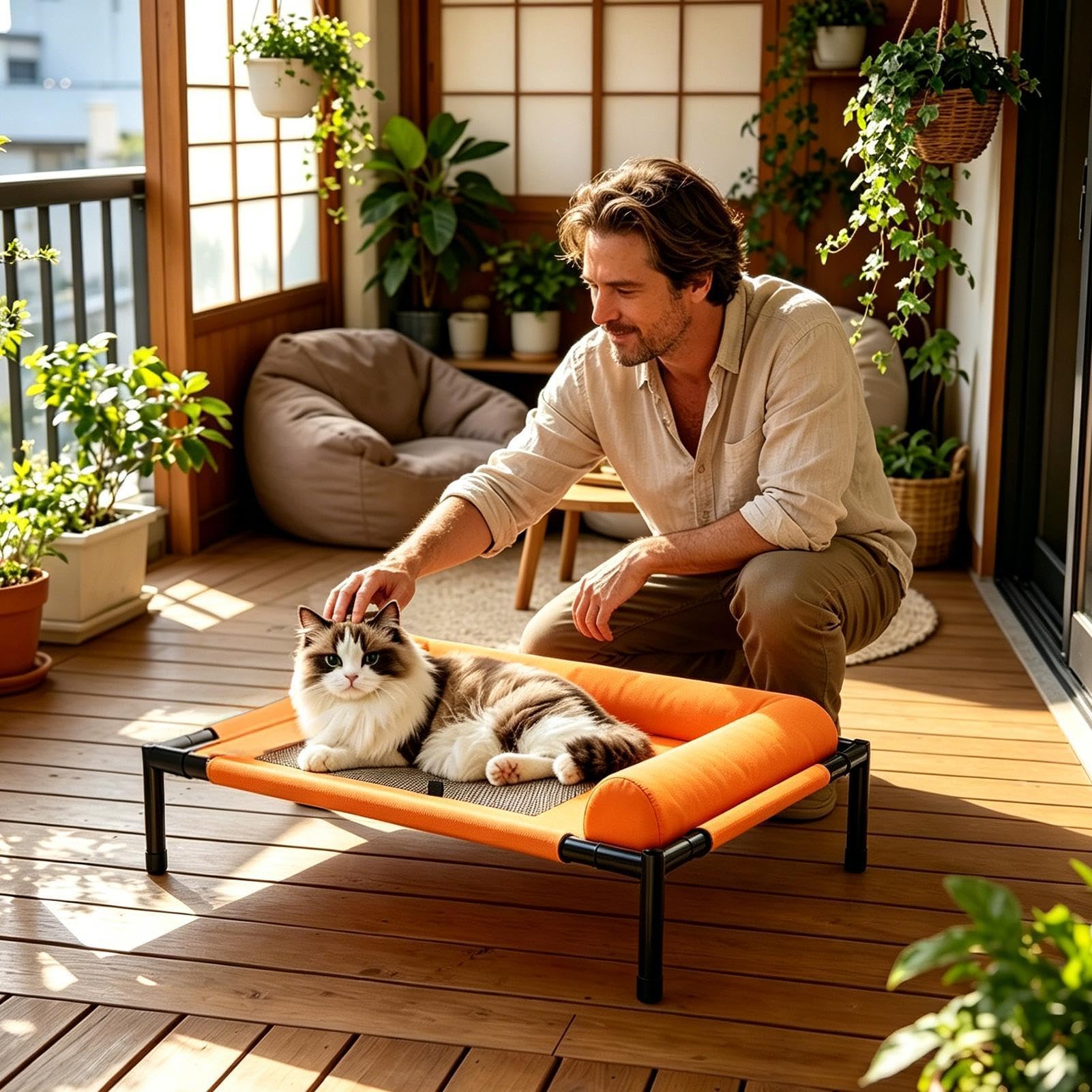 Cama De Viaje Para Perros: Diseño Elevado Y Transpirable, Estructura Estable Y Duradera, Cama Para Dormir Para Mascotas, Cuna De Descanso Elevada Para Mascotas Pequeñas | Para Perros Gatos Camping A