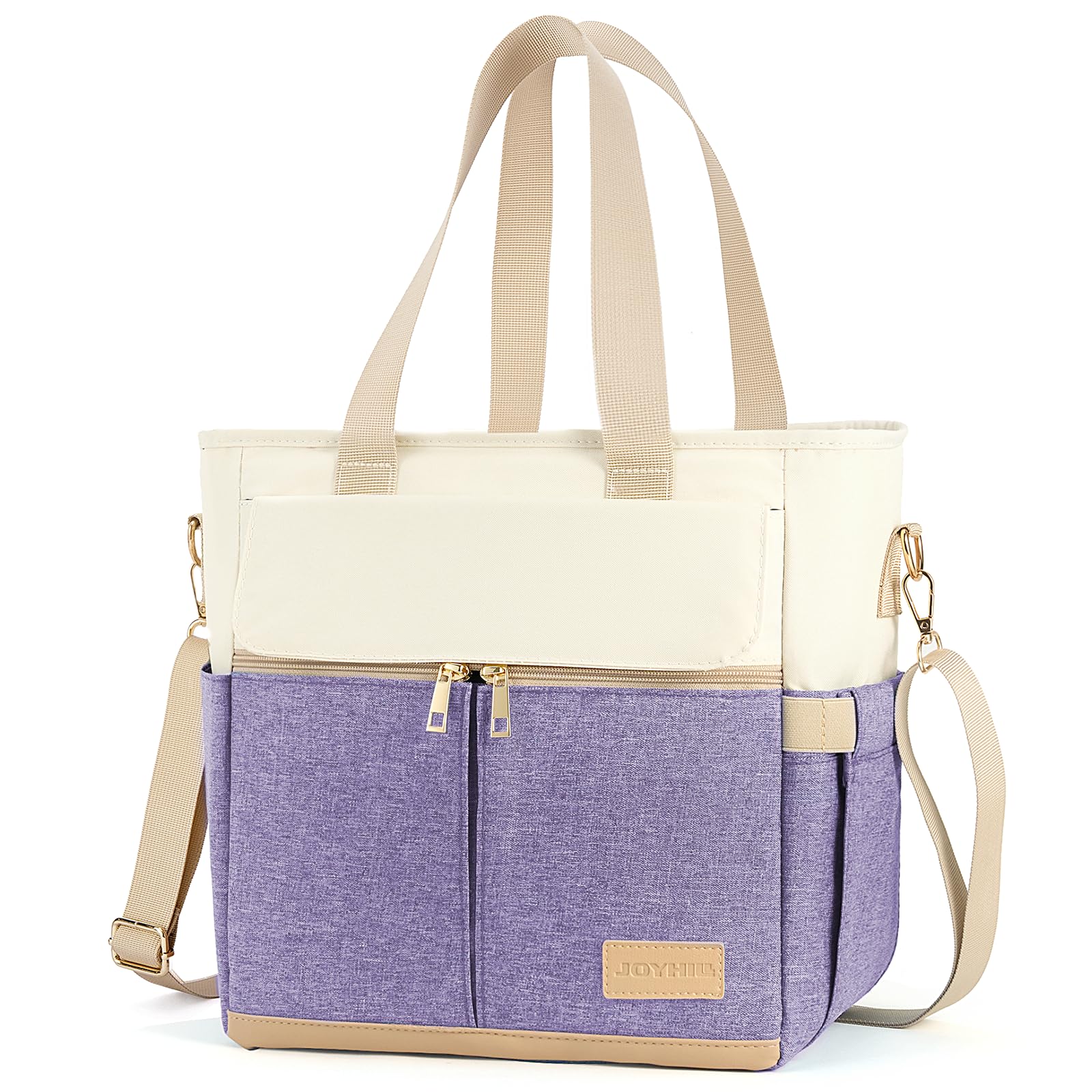 JOYHILL Lunch Bag for Women, Lunch Tote Leakproof Insulated Lunch Box with Shoulder Strap, Adult Reusable Lunch Cooler Tote Bags for Work Picnic