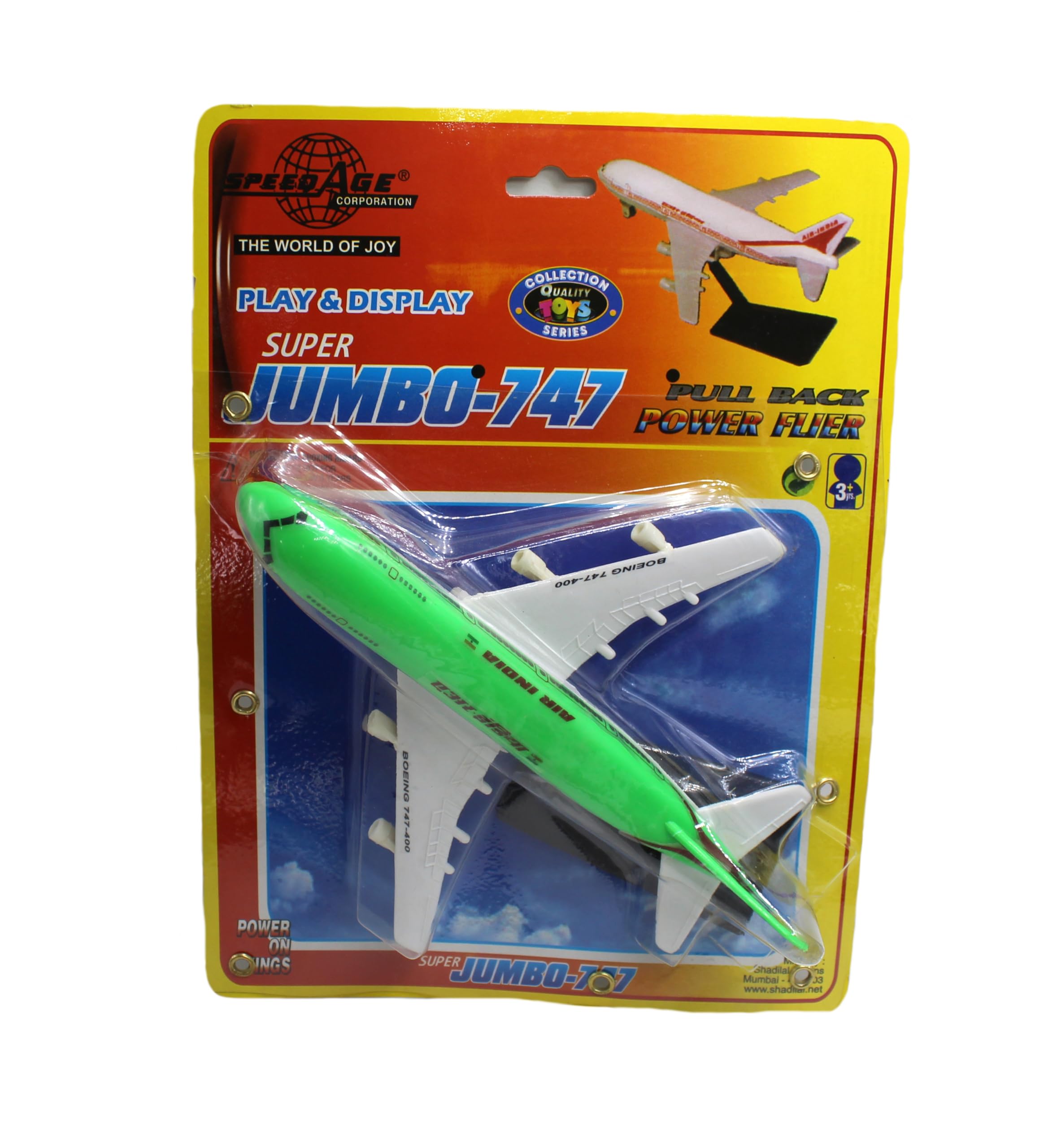Neoinsta Medium Size Plastic 747 Airplane Toy for Kids | Realistic Model Aircraft for Kids & Collectors with Detailed Design | Ideal for Display, Play, and Collecting (Green and White) (B0D6YDX1HF) Amazon Price History, Amazon Price Tracker
