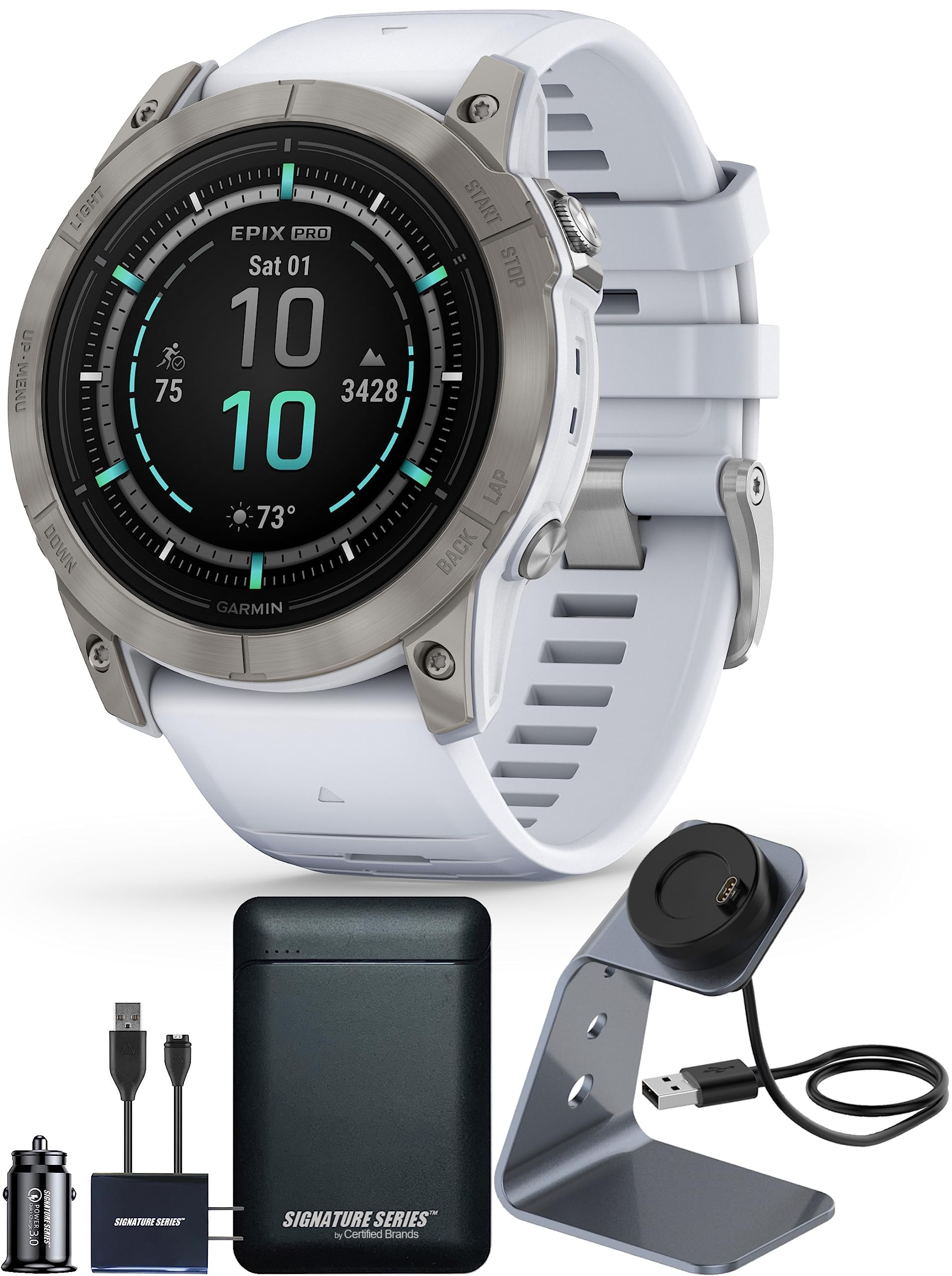 GARMIN EPIX（2GEN）Sapphire CarbonTi Amazon.com: Garmin epix Gen 2 Pro Sapphire Edition, 51mm