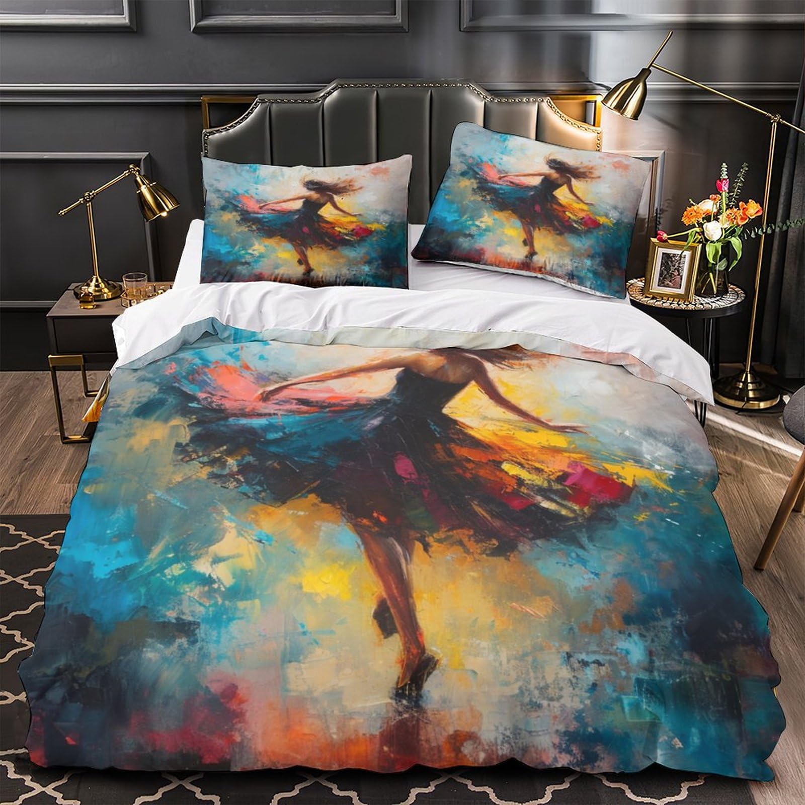 Housses de couettes ballet 3D pour transformer une chambre de fille en studio de danse