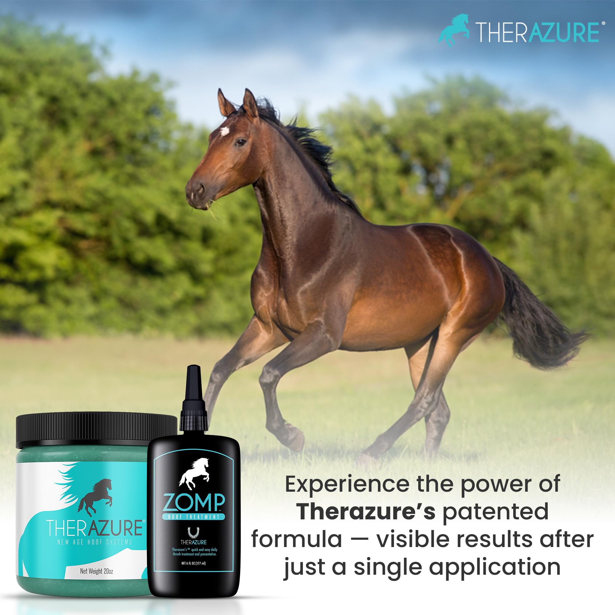 Horse Hoof Thrush Treatment Clay & Zomp Hoof Treatment Liquid – Effective Dual-Action Formula for Supporting Hoof Health & Hygiene – Long-Lasting Protection & Deep Penetration - image 6