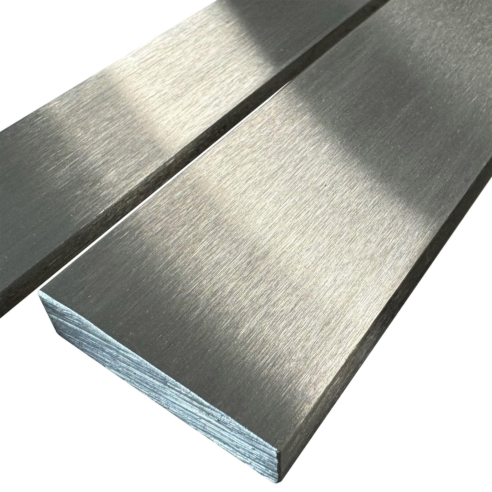 Blech + Profil Edelstahl Flachstahl K240 geschliffen 20x6mm Flacheisen 1.4301 2000mm / 200cm / 2m Stab satiniert Zuschnitt Innen & Außen DIY