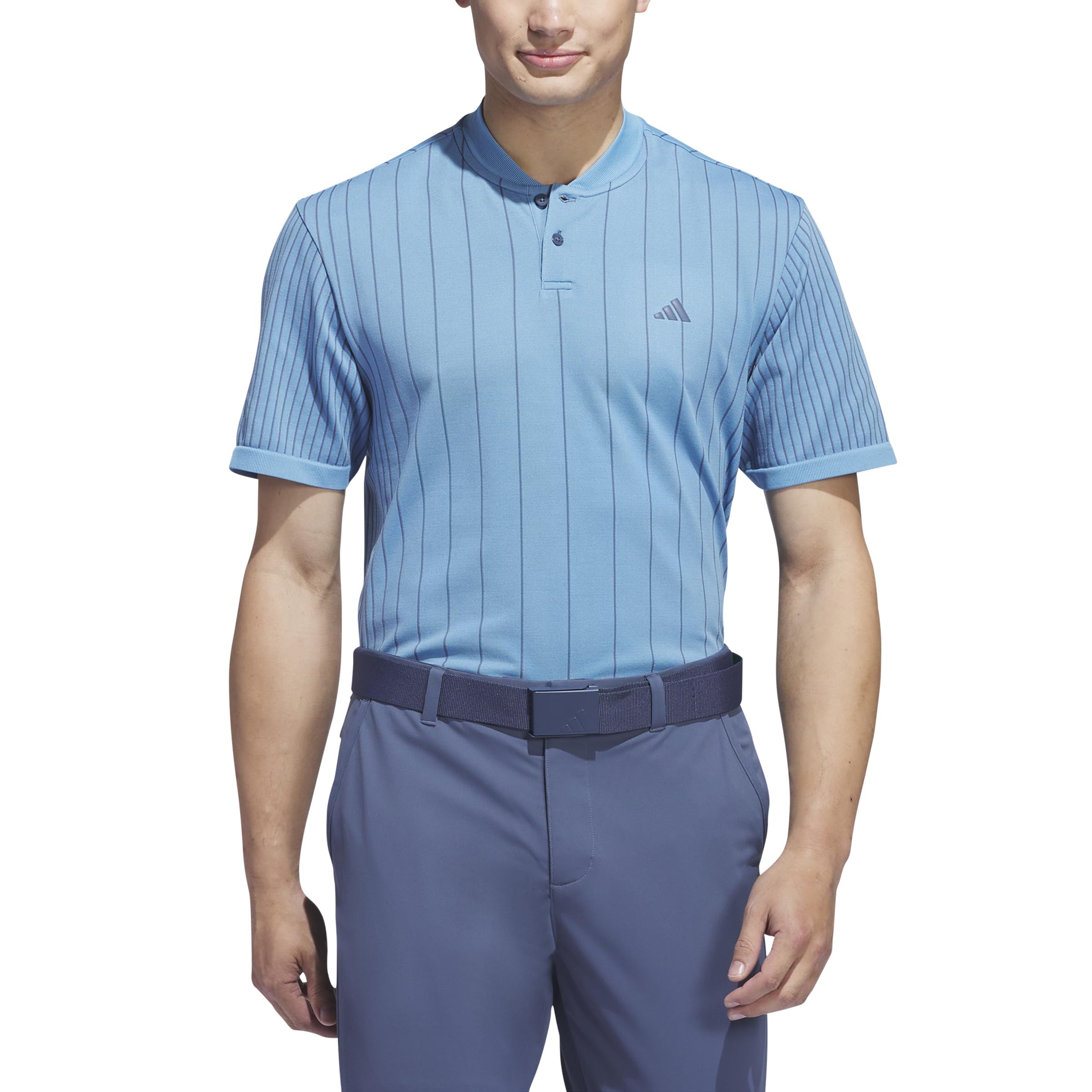 adidas Men's Ultimate365 Tour Primeknit Golf Polo Shirt, Semi Blue Burst, Medium