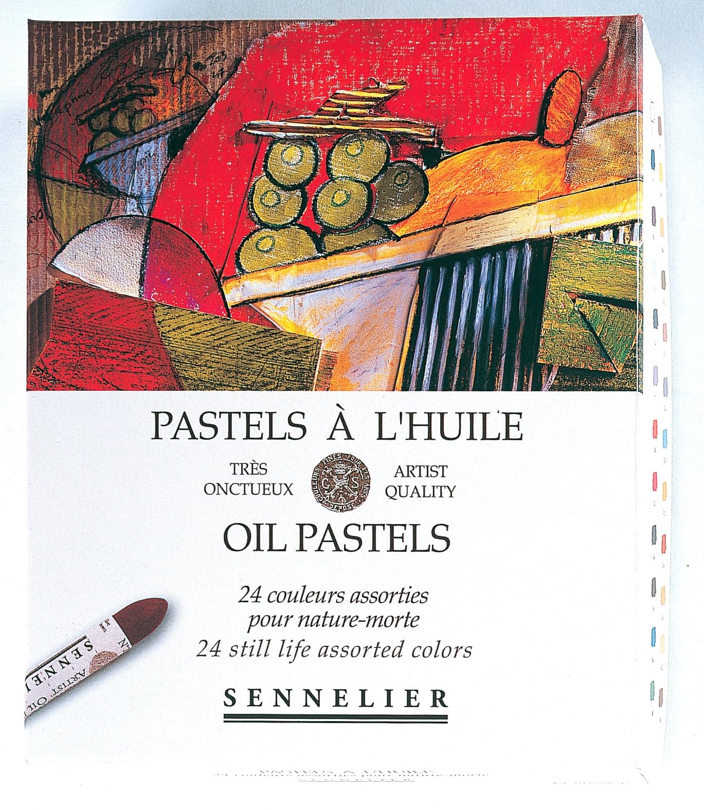 Sennelier Pastels Oil 24 colori Still Life - qualità artistica (importazione Francia) Made in France