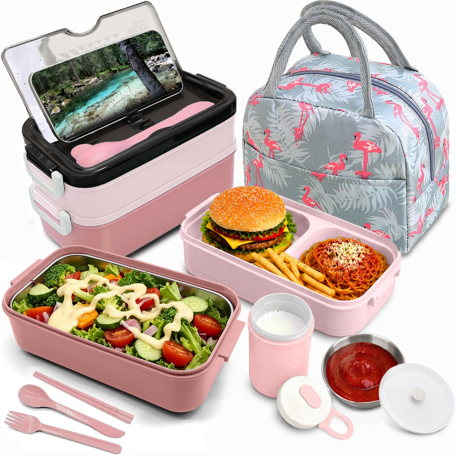 SAVTON 2-Tier Bento Box