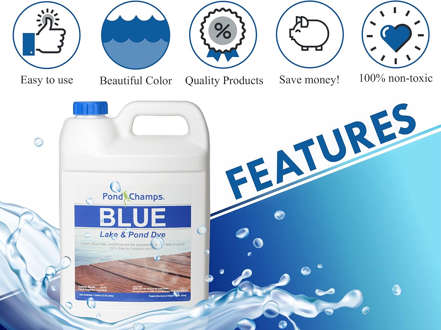 Is Blue Pond Dye Safe For Dogs