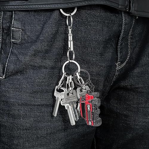 Miniatura 10 de TECTICO Accesorios para llavero de automóvil, llavero de metal compatible con Bronco Sport 2021 2022 2023