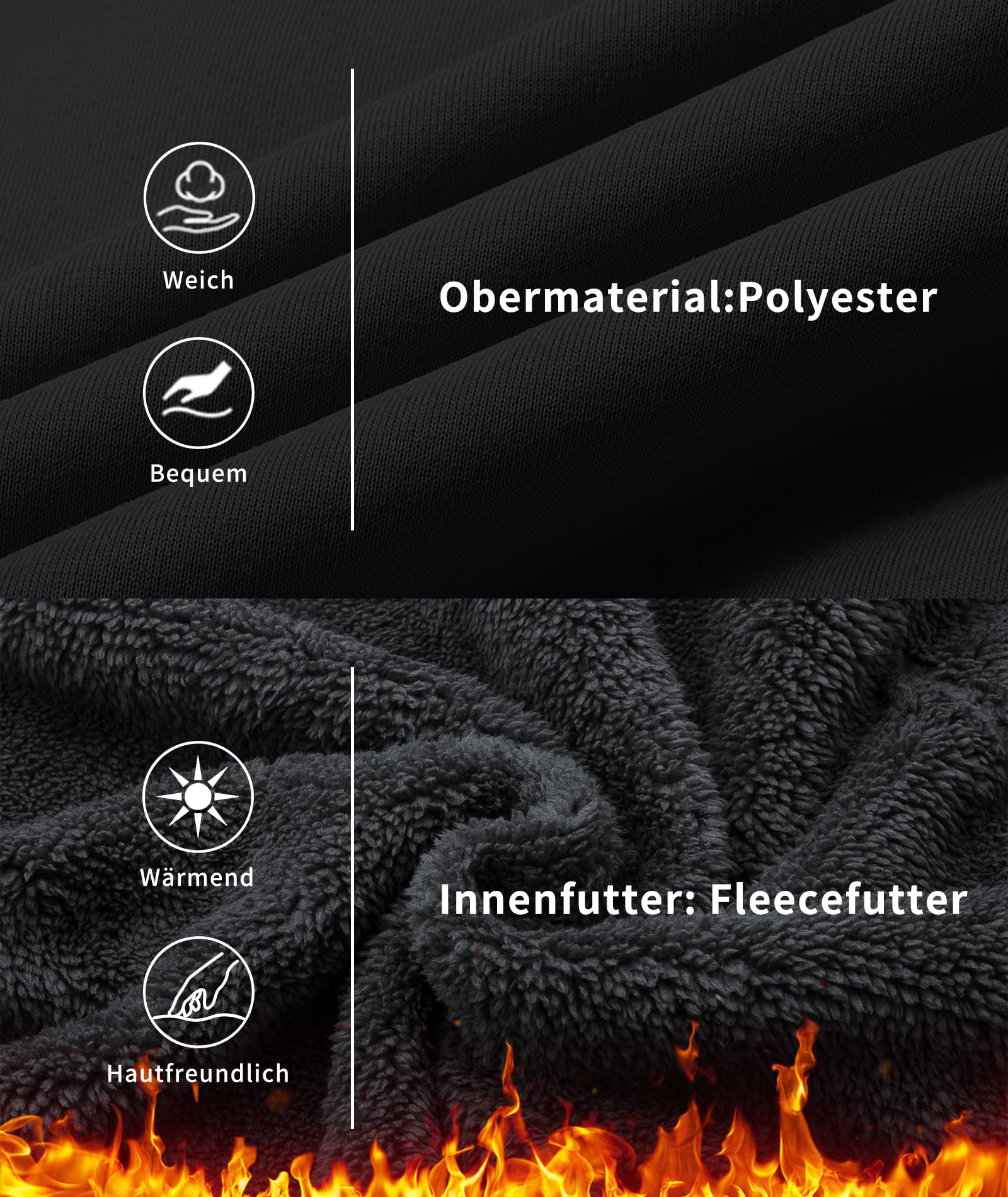 SwissWell Fleecejacke Kinder Jungen Warme Gefüttert Sweatjack Fleece Jacke mit Kapuze Jungen Winterjacke Kapuzenjacke für Kinder mit Reißverschluss Kuscheljacke