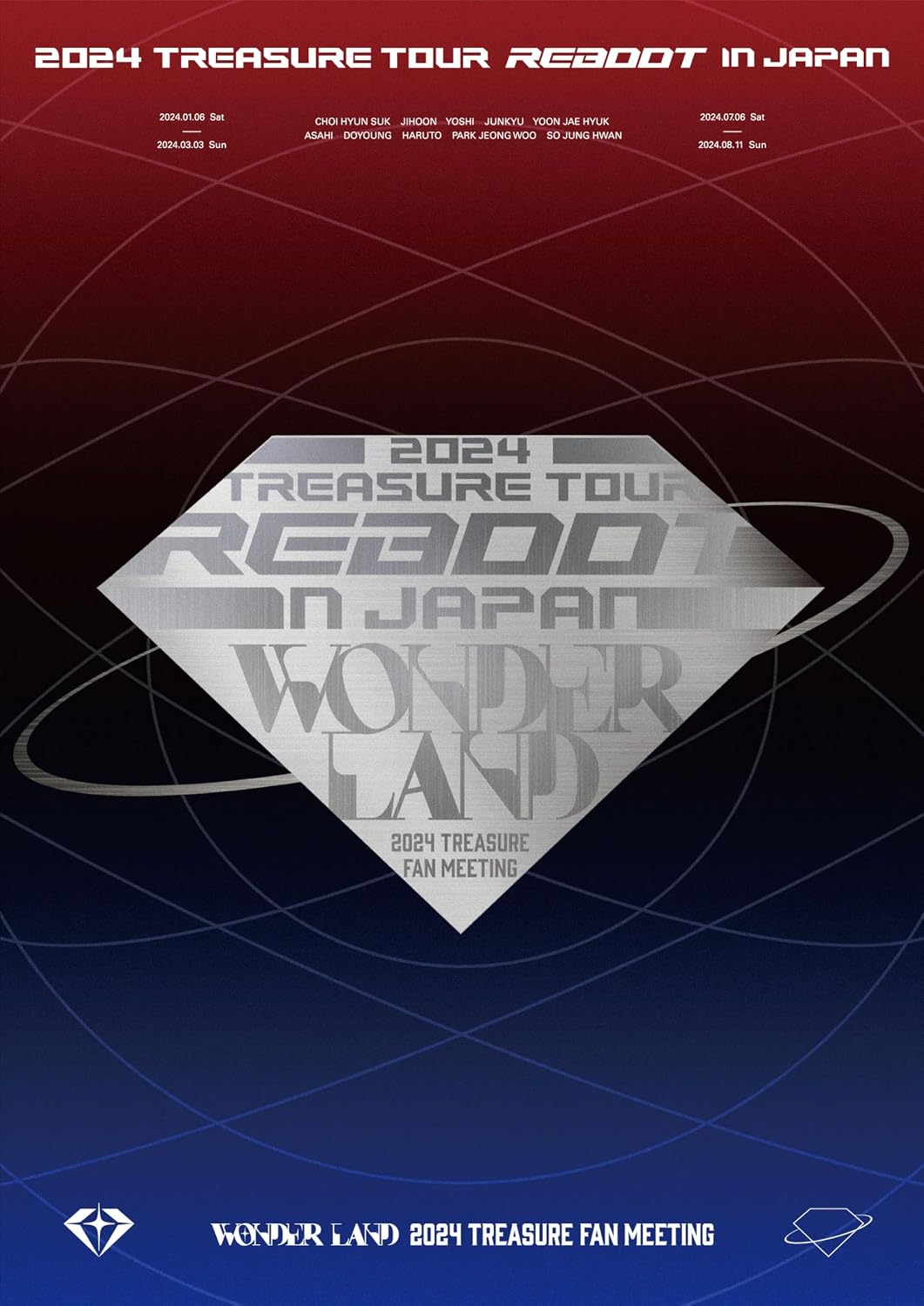 2024 TREASURE TOUR REBOOT IN JAPAN + 2024 TREASURE FAN MEETINGWONDERLANDDVD3  DVD
