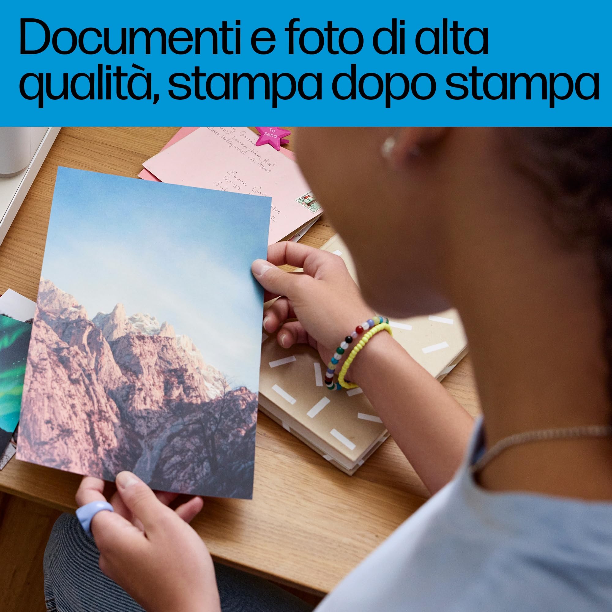 HP Envy 6530e 714P1B, Stampante Multifunzione a Getto d'Inchiostro A4 a Colori, Stampa Fronte e Retro Automatica, Fino a 10 ppm, Wi-Fi, ADF, Fax, 3 Mesi di Inchiostro Instant Ink Inclusi, Bianca