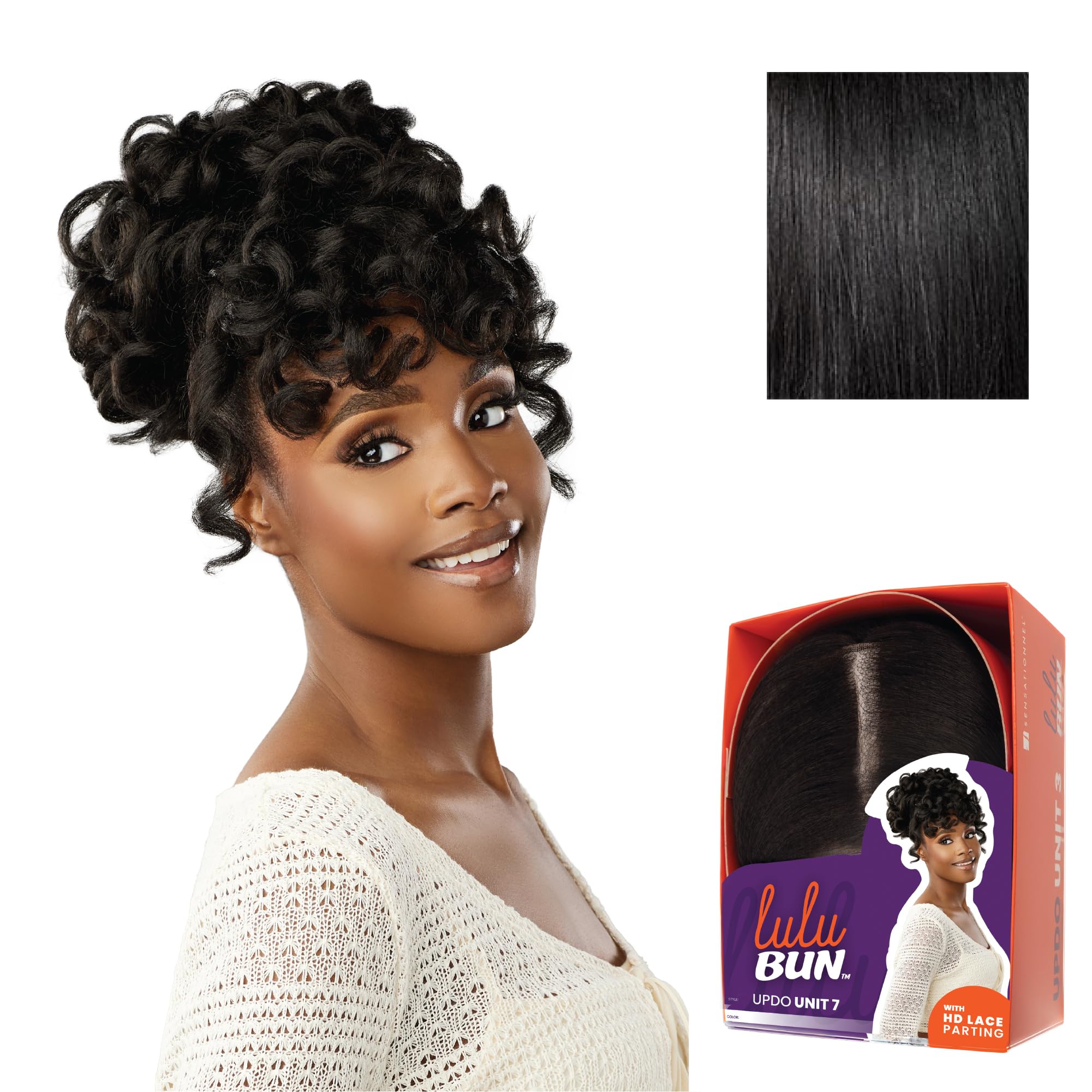 Amazon.com : Sensationnel Lulu Bun Updo Hairextensions-Unit 7,1