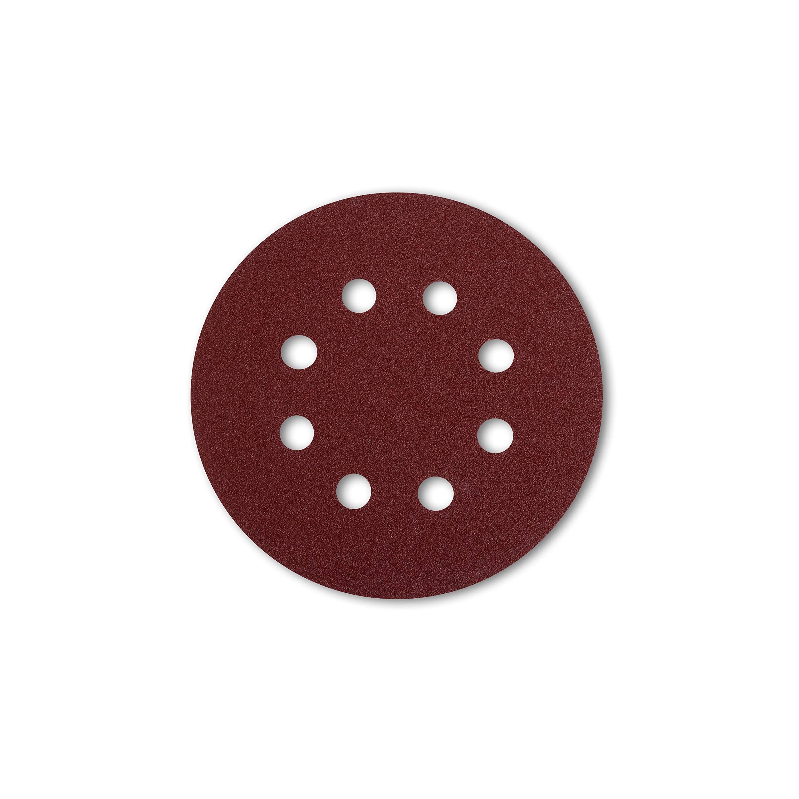 Starcke 732EK Lot de 50 disques abrasifs auto-agrippants | Ø 125 mm | 8 trous | Grain / grain : 120 (50 disques)