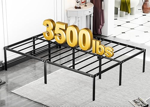 LEVELEVE Queen Bed Frame Heavy Duty 18 Inch, Sturdy Metal