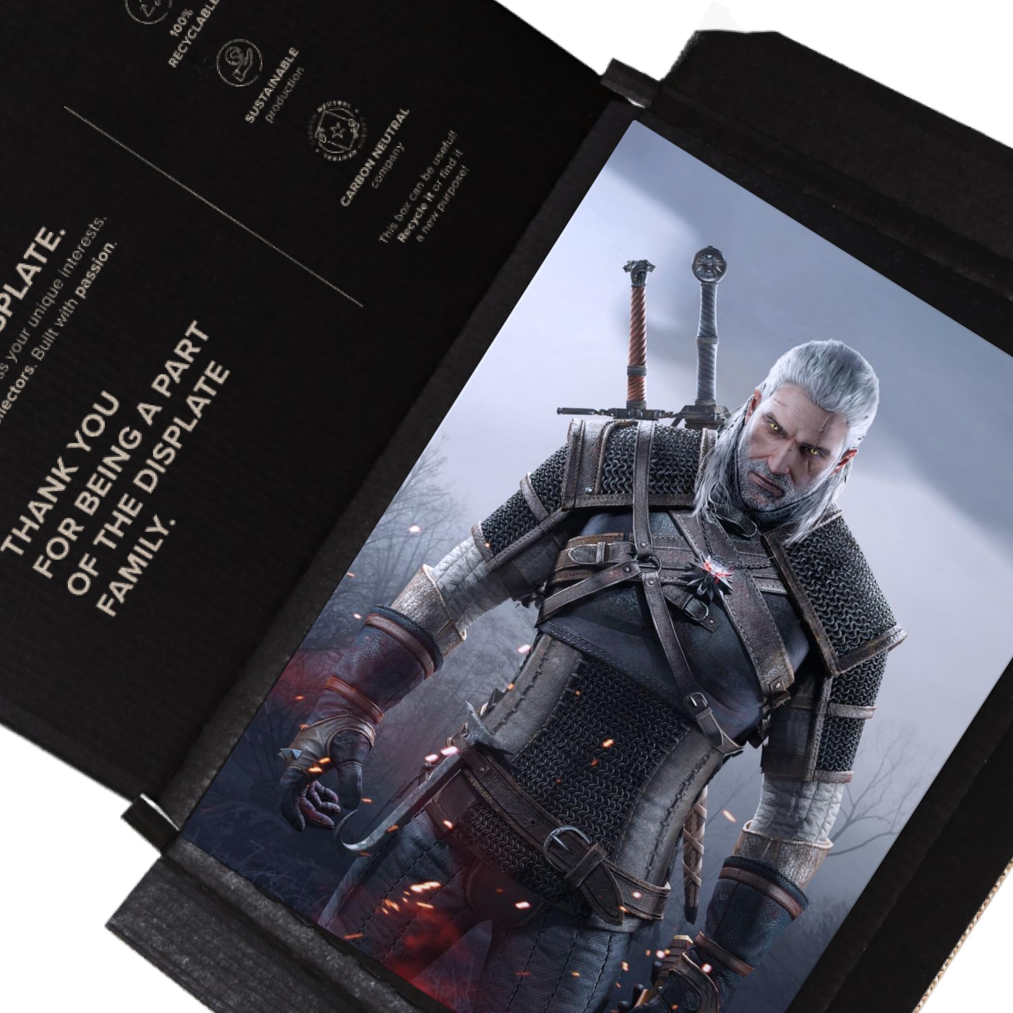 Displate Poster In Metallo - Decorazioni da Parete Decorazione Murale - Witcher 3 - The Witcher - 32 x 45 cm Matt