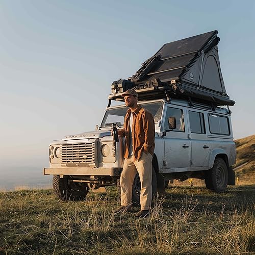 Miniatura 126 de Super Sparrow Botella de Agua Aislada - 17 Oz / 25 Oz / 34 Oz - Frasco FlipFlow de Boca Estándar - Libre de BPA, Botella a Prueba de Fugas - azul