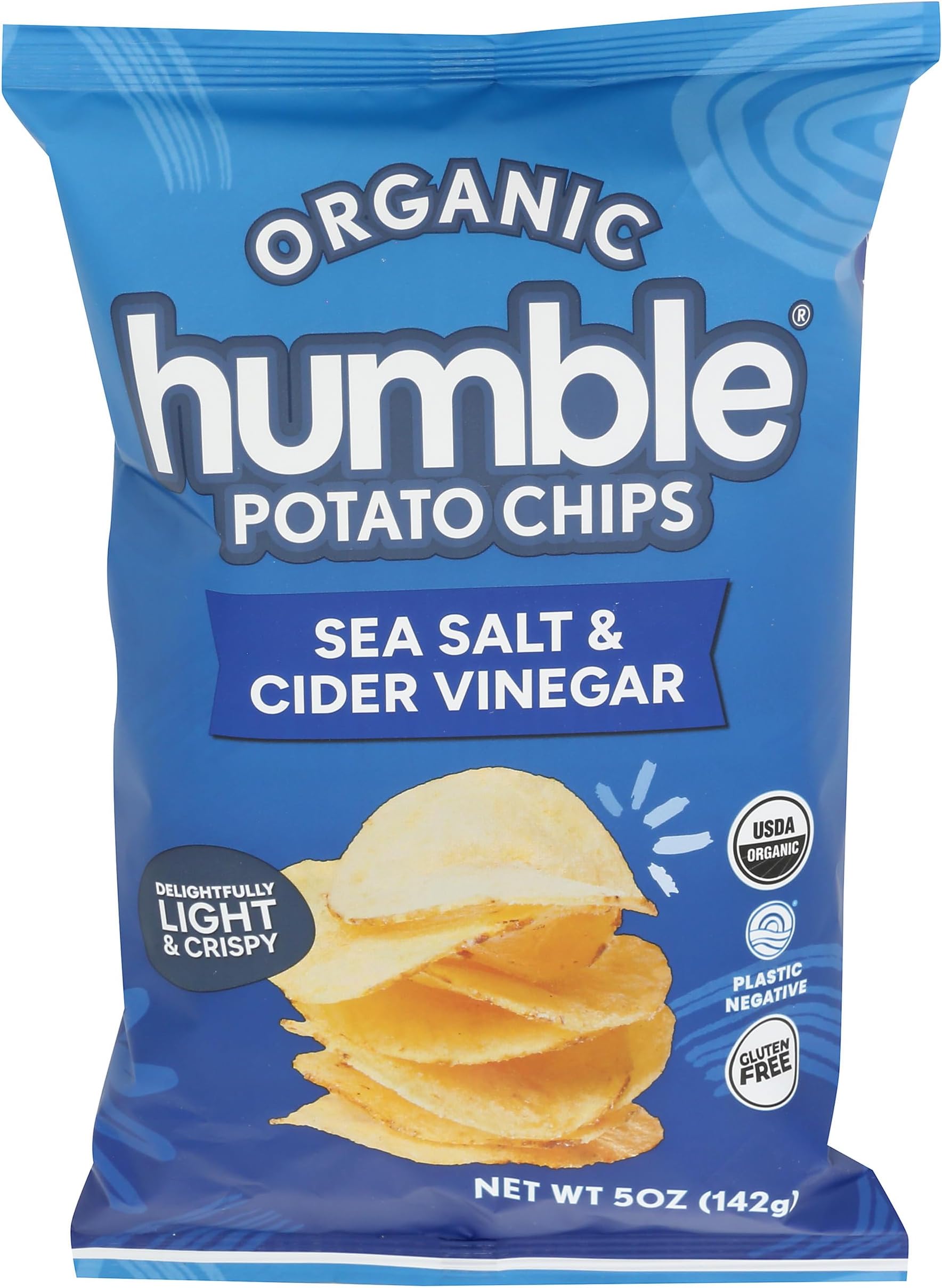 Amazon.com: Humble Potato Chips Co Organic Sea Salt and Cider Vinegar ...