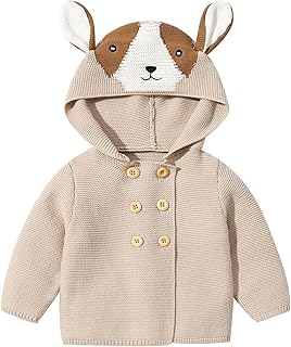 Clode Baby,Clothing,Baby Boys 0-24m,Knitwear Baby Boys Sweater Cardigans Newborn Toddler Girls Boys Patchwork Spring Winter Long Sleeve Animals Button Hooded Knit Sweater Coat Cardigan Clothes Daily Clothes