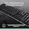Logitech MK270 Wireless Keyboard Mouse Set, Full Size, Mouse Suitable for Right and Left Hand Use, 10 m Usage Distance, Liquid Spill Resistant, Turkish Q Keyboard, Black