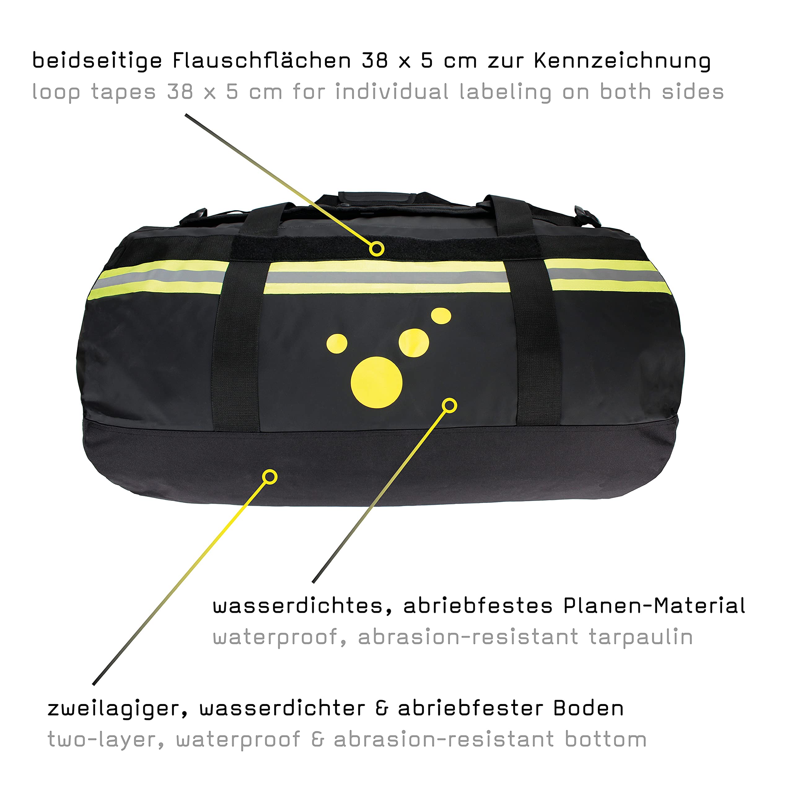tee-uu BARRELBAG Bekleidungstasche | Verschiedene Varianten | robust aus Plane