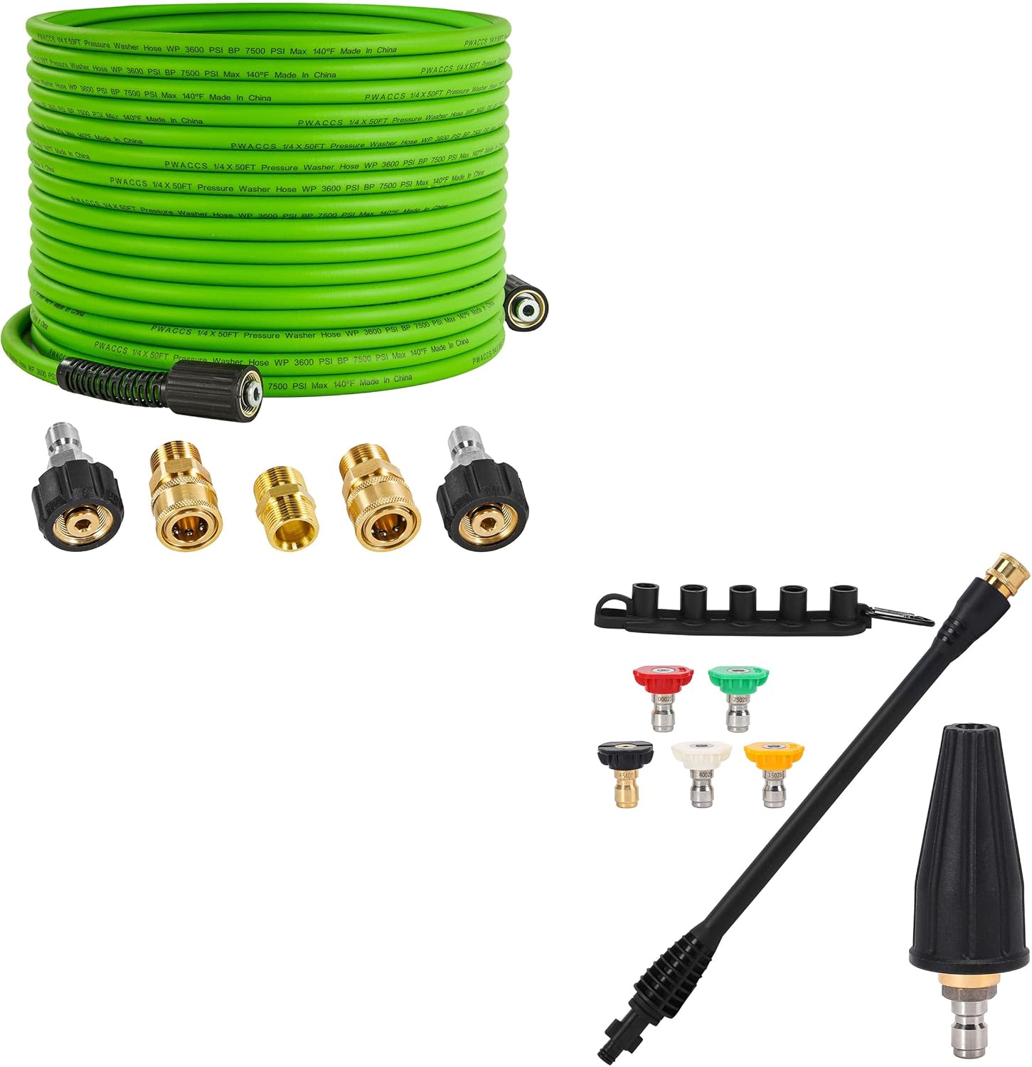 PWACCS Pressure Washer Hose for Power Washer Pressure