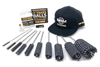Brush Research BCKDBR12 10 Piece FLEX-HONE Deburring Kit, 120 Grit, Silicon Carbide
