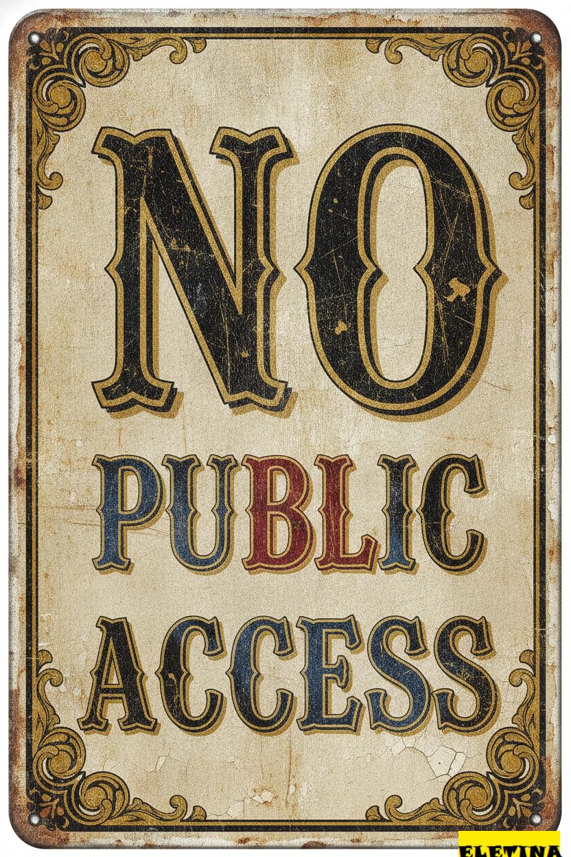 Personalized Sign for Man Cave Metal Warning No Public Metal Tin Vintage Street Caution Warning Beware Metal Tin Gate Outdoor Driveway Floor Garden 8x12in Metal Quality Private Property Decorative