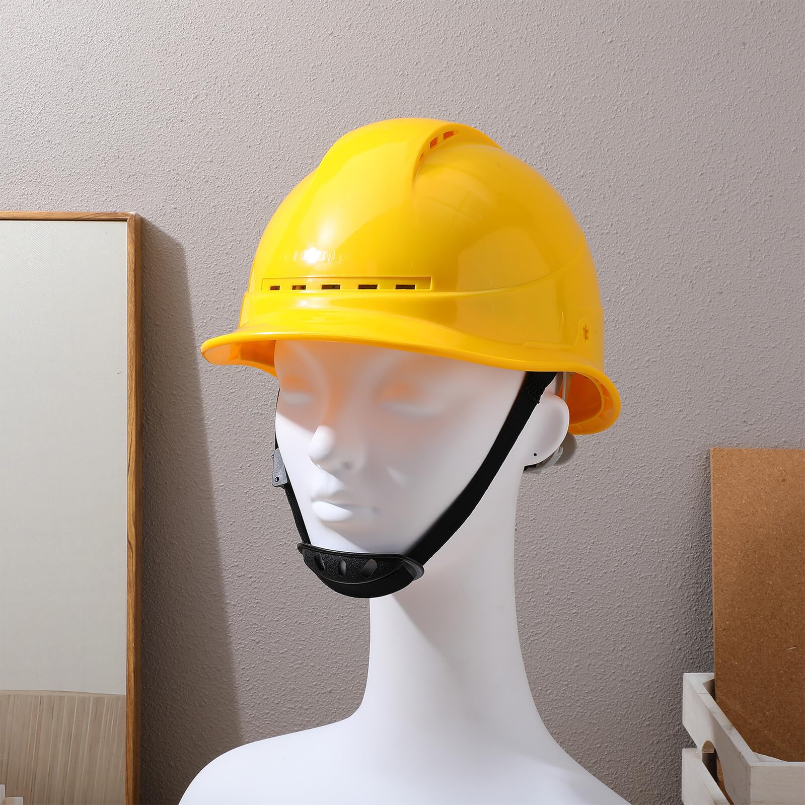 PRETYZOOM 12 Pièces Sangle Mentonnière Réglable pour Casque de Chantier Flexible et Confortable Accessoires de Protection pour Travail Sécurité