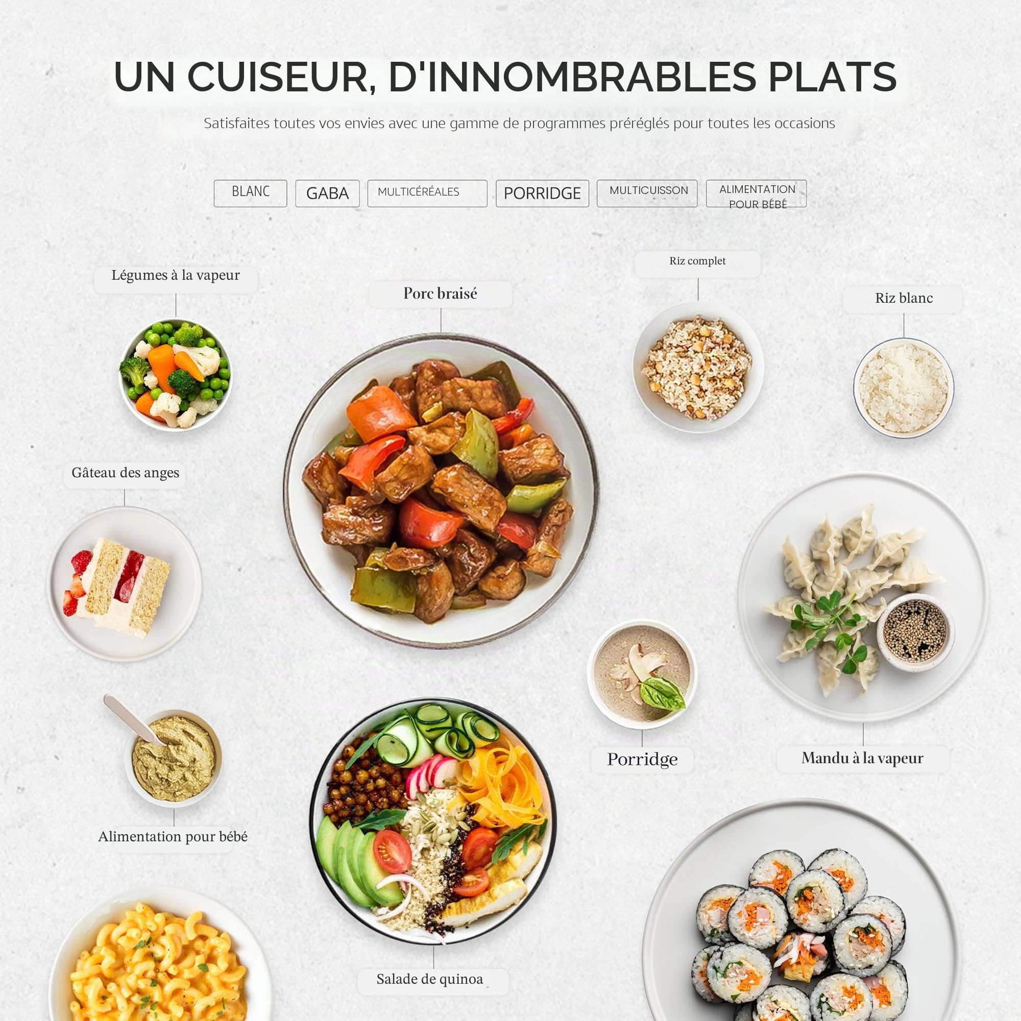 CUCKOO CR-0675F | Cuiseur à riz Micom de 6 tasses (non cuit) | 13 options de menu : quinoa, flocons d'avoine, riz brun et plus encore, écran tactile, pot intérieur anti-adhésif | Blanc