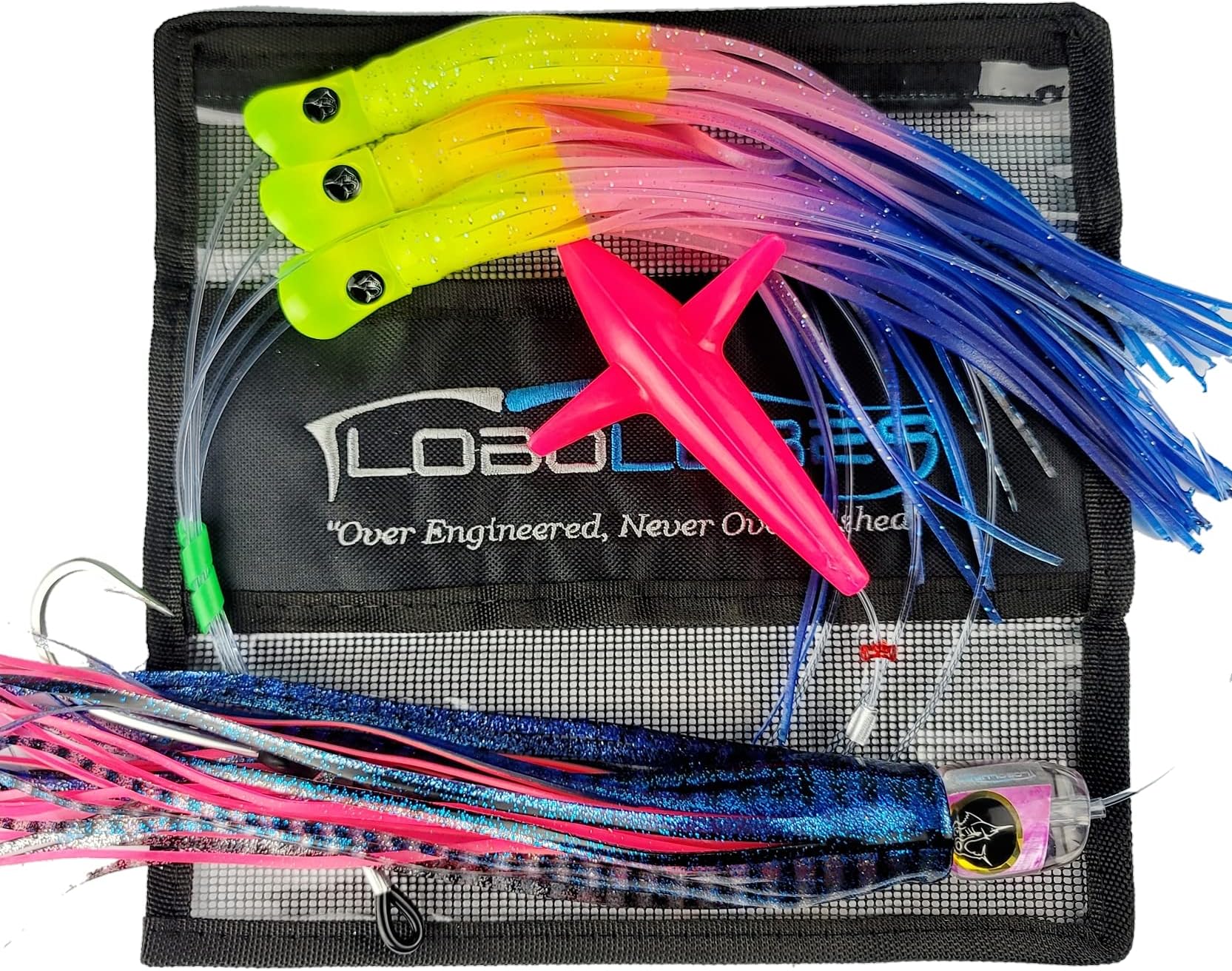 Lobo Lures#202 Bigeye Tuna Candy UV Pelagic Magic Skipjack Hybrid Daisy Chain USA Made