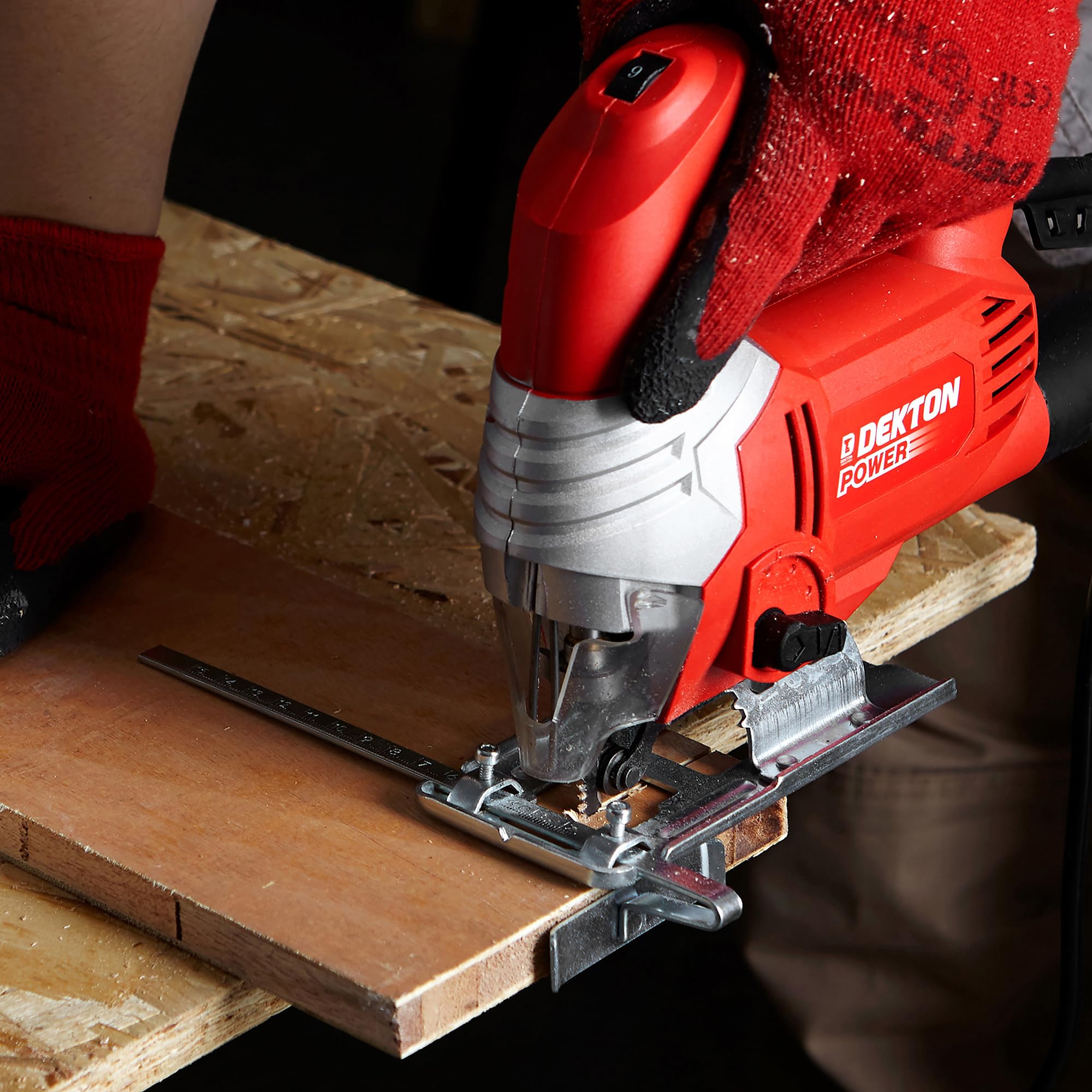 Dekton 400W Jigsaw-Powerful & Compact, Red - Image 3