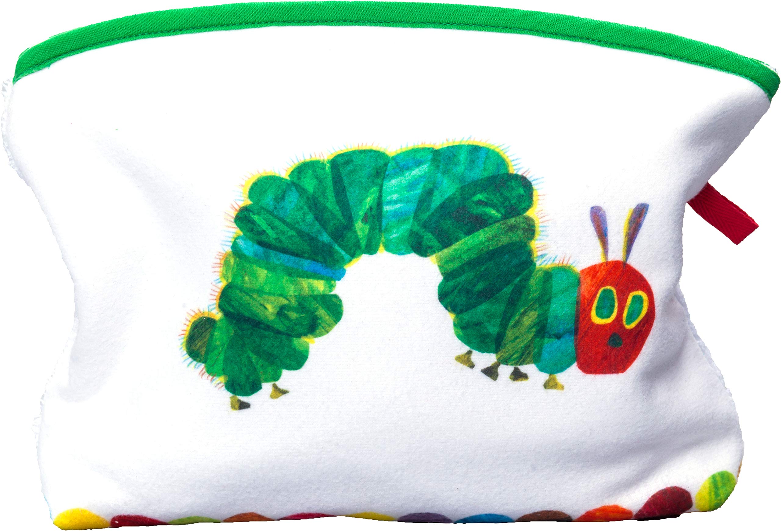 Smithy Fashion Waschbeutel Raupe Nimmersatt 28 x 28 weiß
