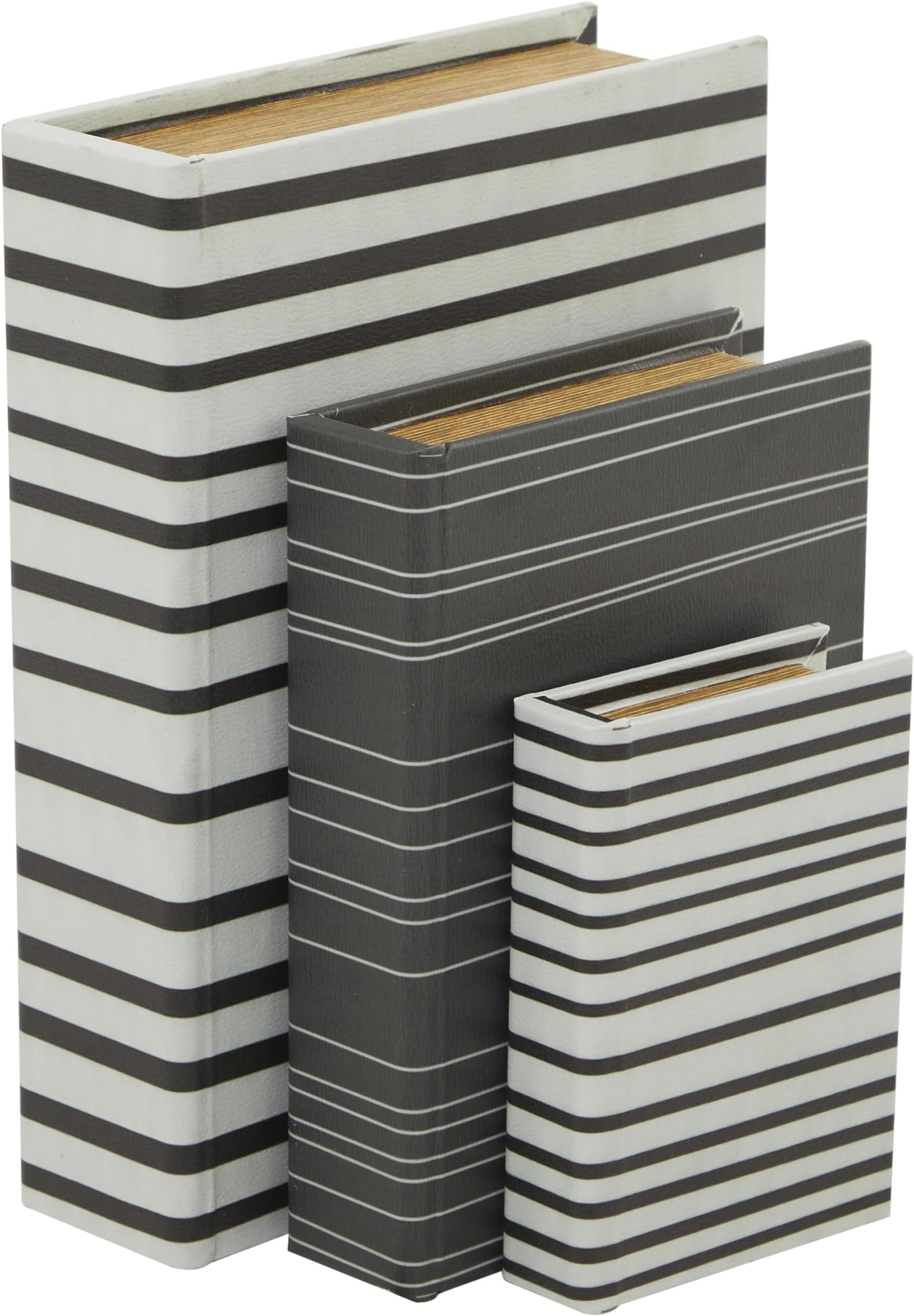 Modern White Faux Leather Box Set