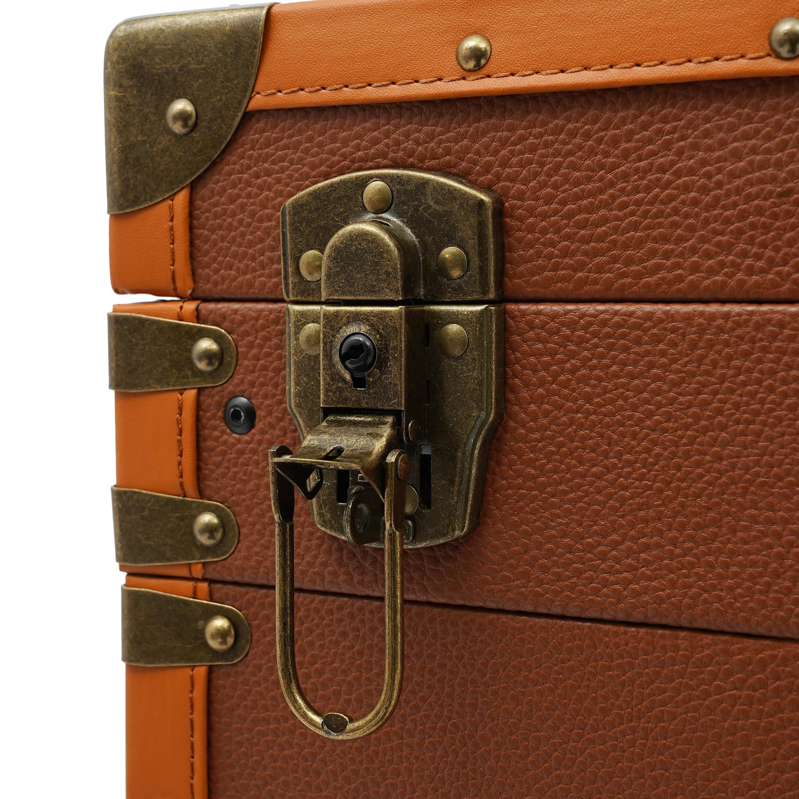Valise à roulettes pour outils de coiffure - Mallette de maquillage - Mallette de maquillage - Pour manucure, coiffeur, cosmétique, Couleur du café., Valise cosmétique à roulettes