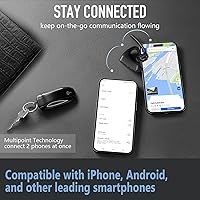 Vista 6 de Conambo Auriculares Bluetooth 5.2 con CVC8.0 Dual Mic Cancelación de Ruido Auricular Bluetooth 16Hrs Talktime Auriculares Inalámbricos para Camión