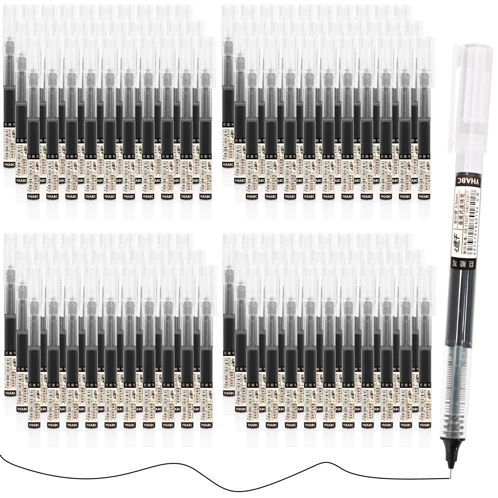 Amazon.com: Beieverluck 120 Pieces Rolling Ball Pens 0.5 mm