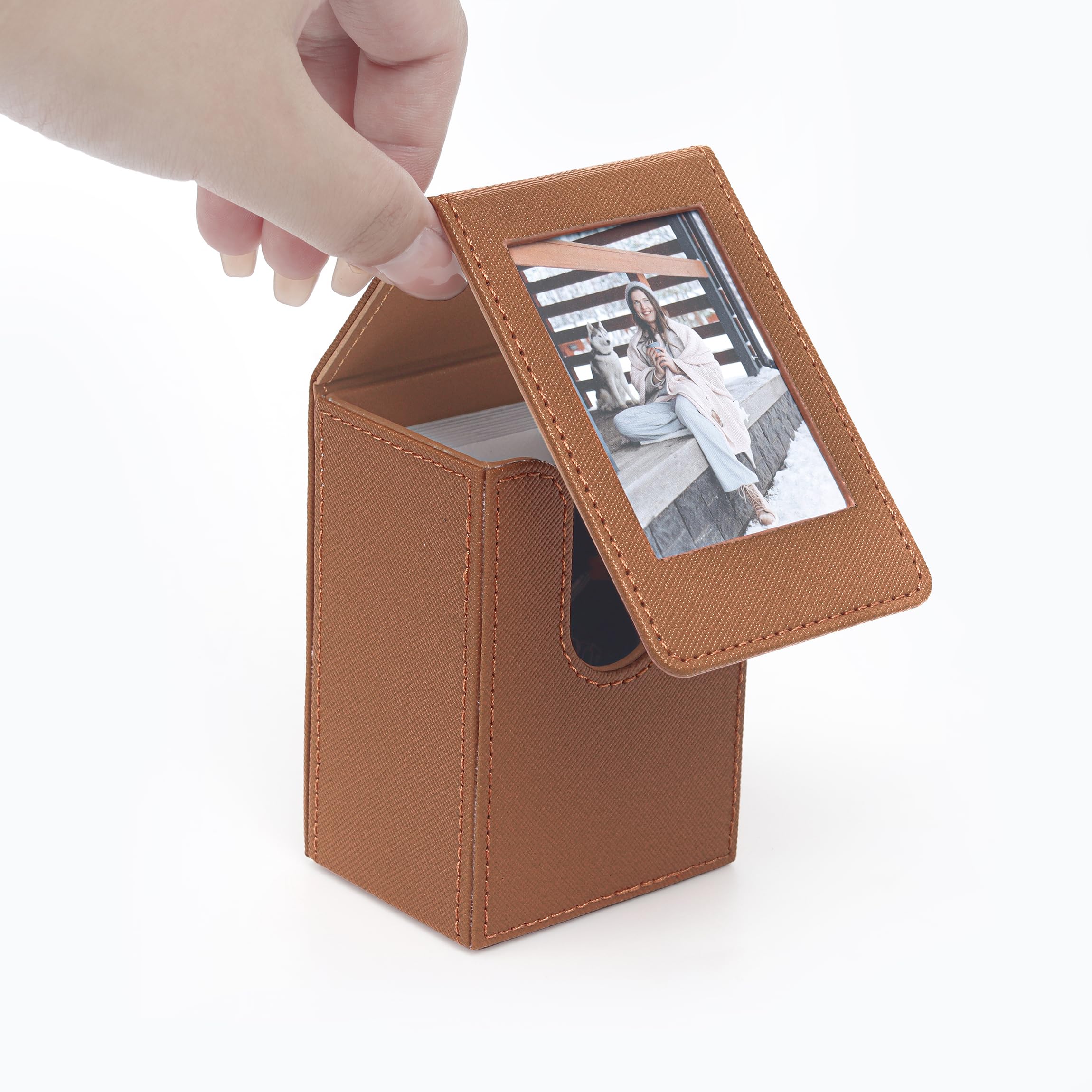 Single Mini Photo Box Mini Picture Frames 2x3 Mini Photo Storage Box For Polaroid & Instax ...
