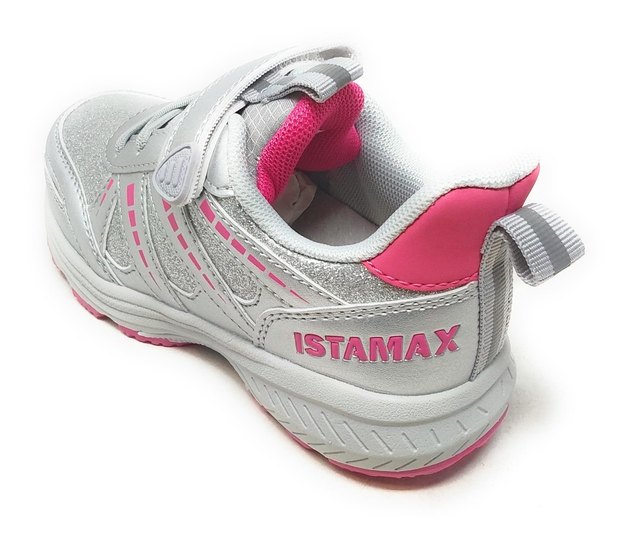Scarpe Bambino IMAA3819 Argento Glitterato a Strappo antipronazione e antitorsione Soletta Estraibile