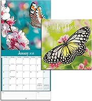 Vista 2 de Turner - Mini calendario fotográfico de pared con mariposas (24998950054)